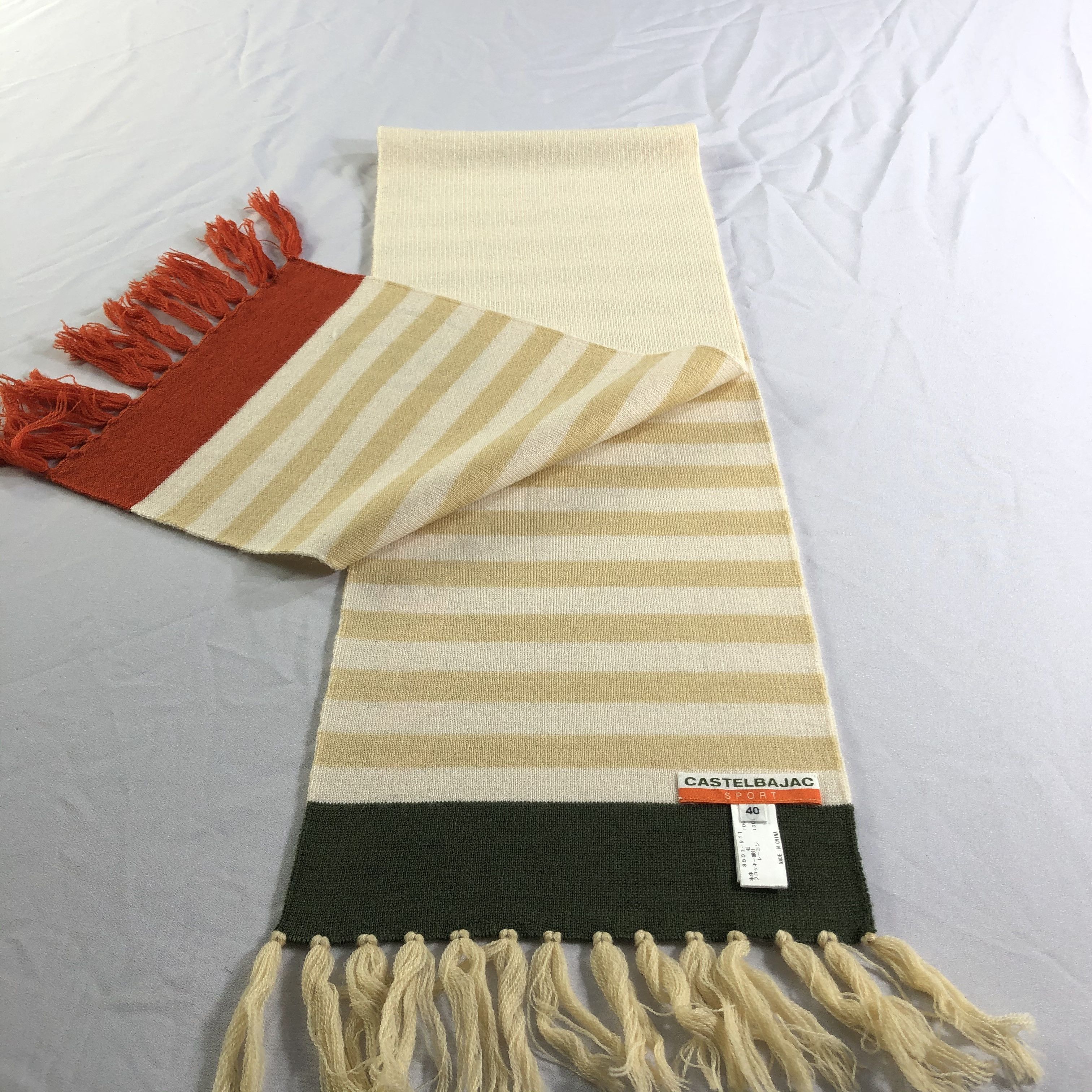 Jean Charles De Castelbajac Castelbajac Wool Scarf Muffler Neckwear V2473 Size ONE SIZE - 6 Thumbnail