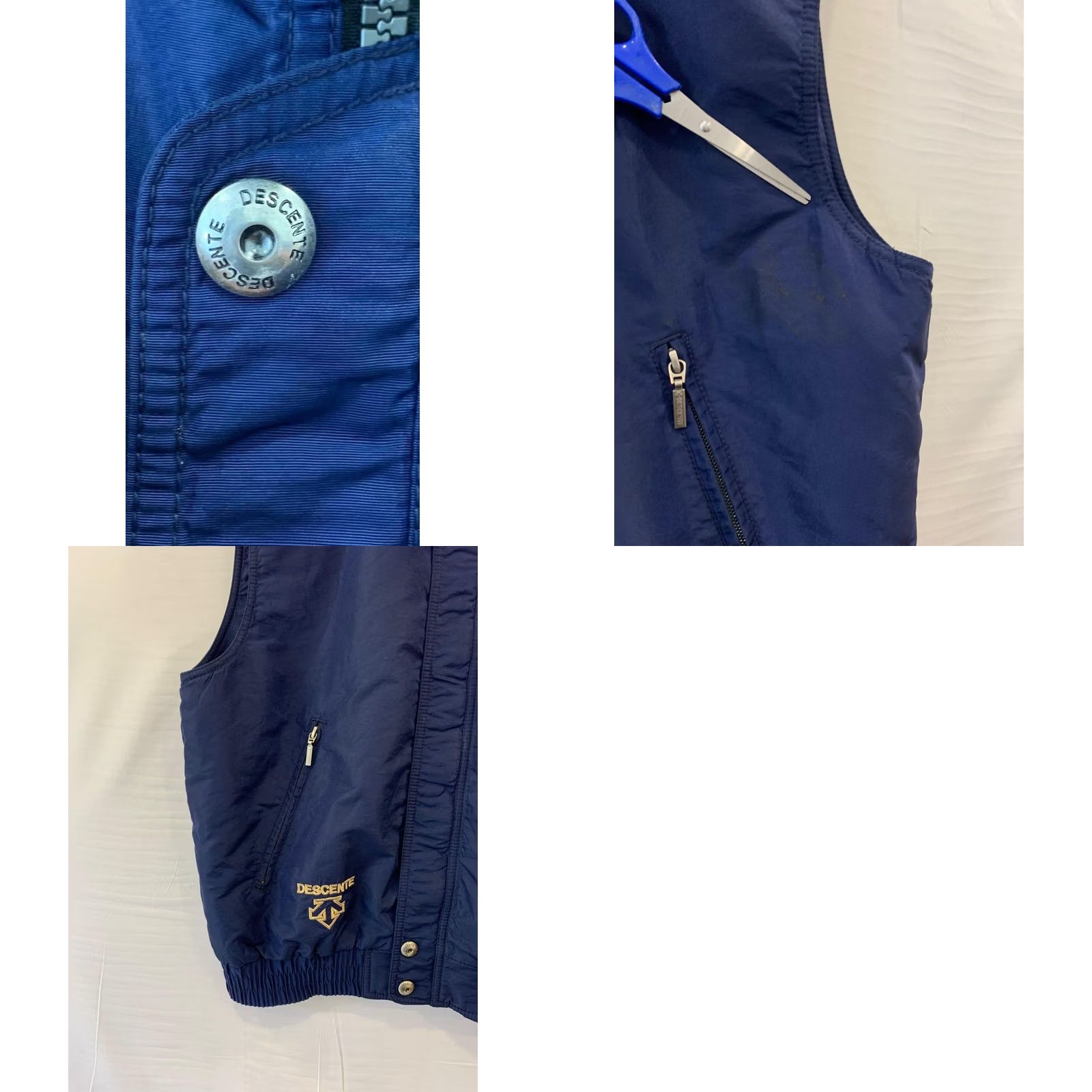 Vintage VINTAGE Descente Puffer Vest Mens XL Blue Ski Gilet 90s Winter Sports Size US XL / EU 56 / 4 - 9 Thumbnail