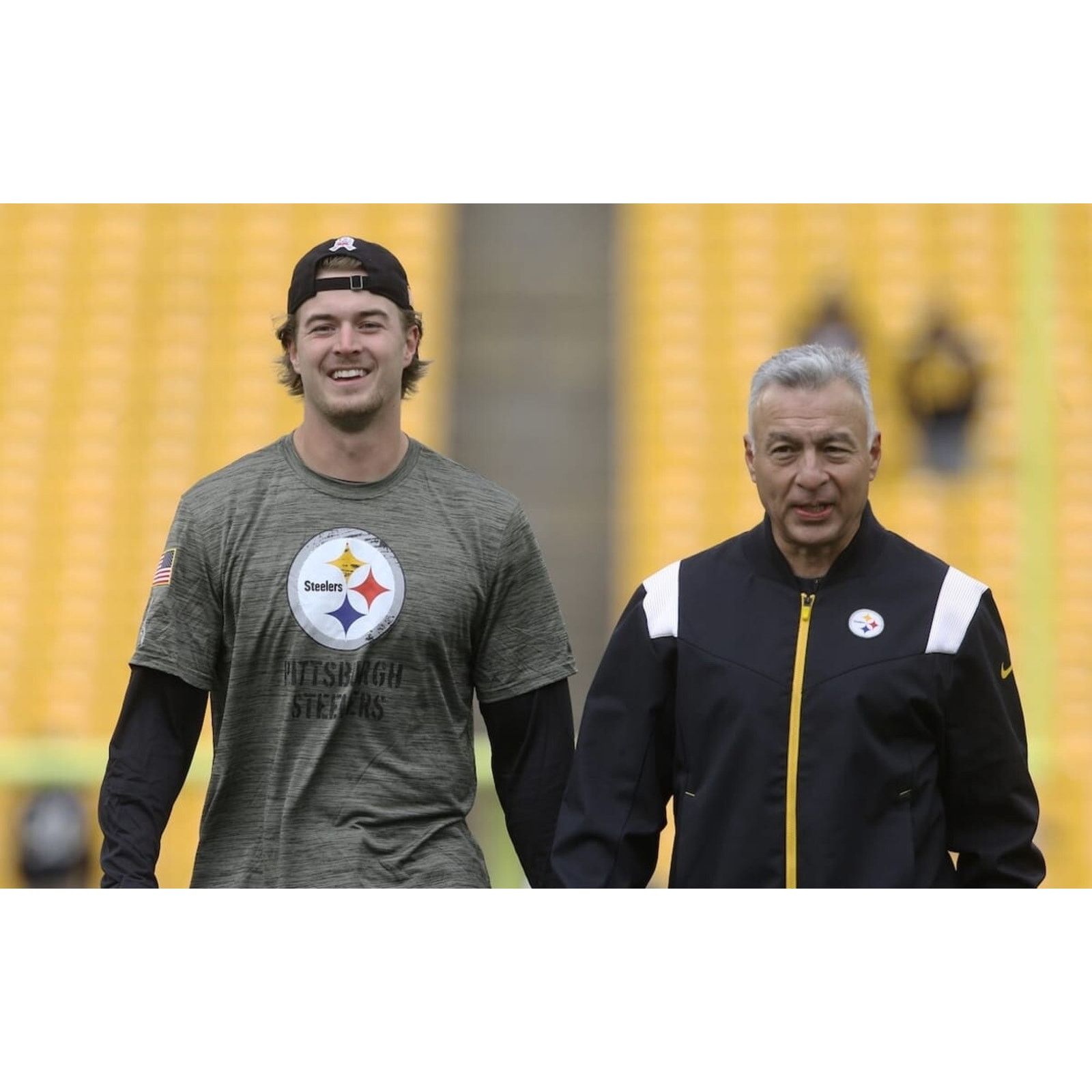 Nike Pittsburgh Steelers Nike Team Issued Sideline Performance L Size US L / EU 52-54 / 3 - 17 Thumbnail