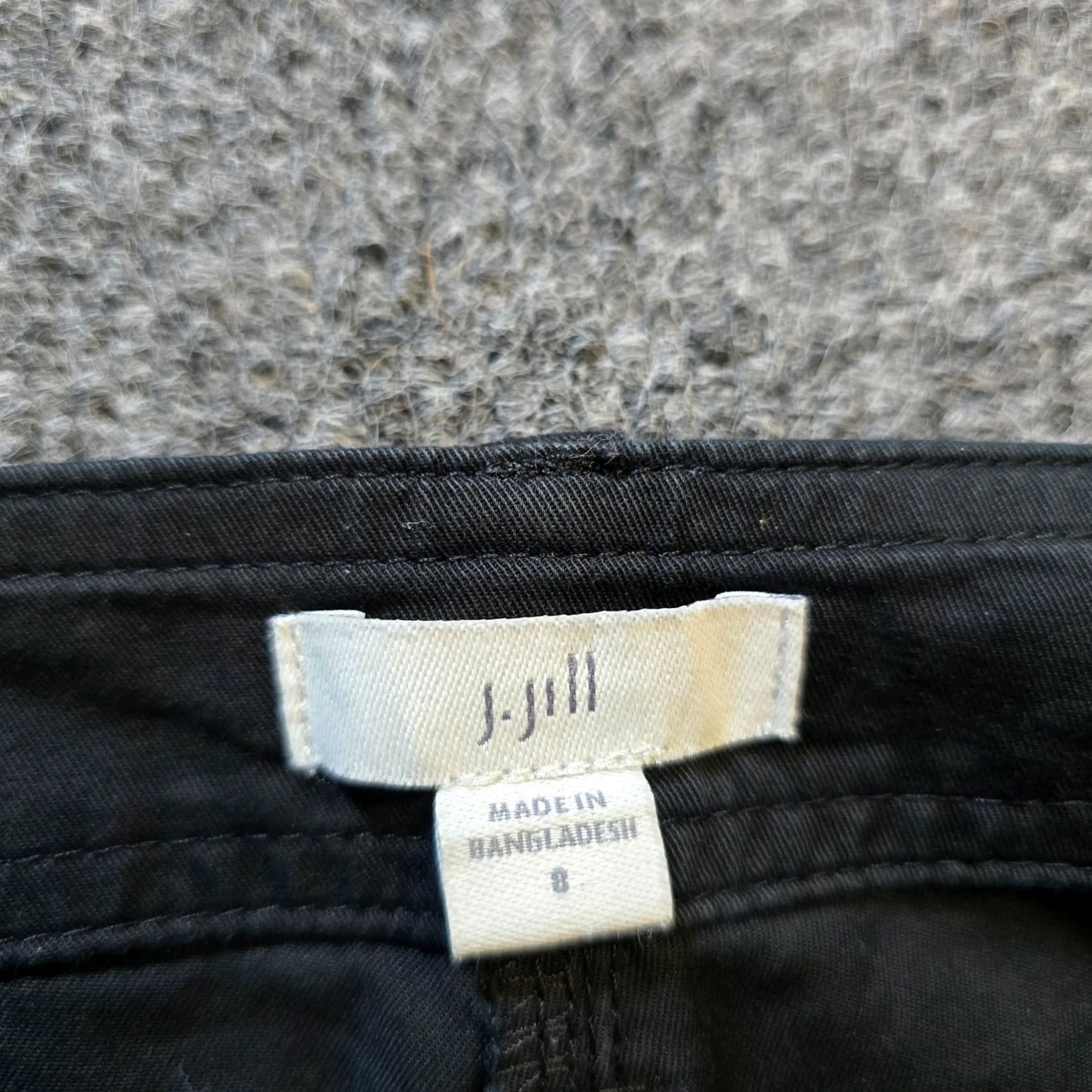 J. Jill J. Jill Pants Women 8 Black Pima Cotton Cropped Cuffed Chino Casual Capsule - Vintage: No Size 30" / US 8 / IT 44 - 4 Thumbnail