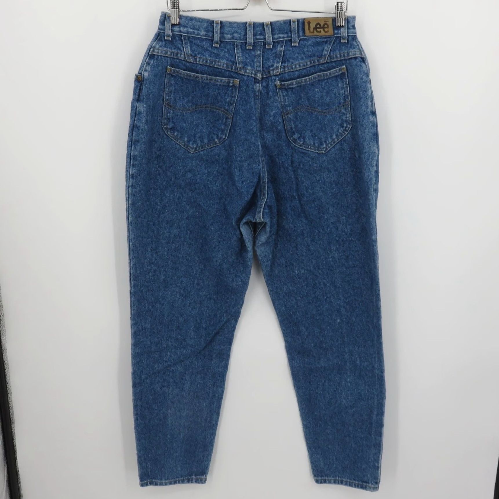 Lee VTG Lee Women Jeans 16 Blue Denim All Cotton Union Made USA Pockets High Rise Size 38" / US 16 / IT 52 - 3 Thumbnail