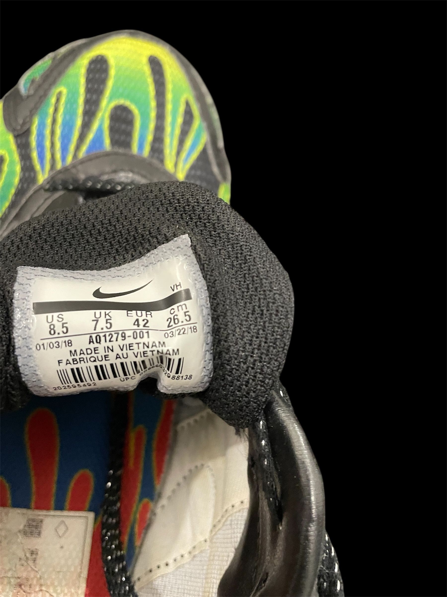 Nike × Supreme Supreme x Nike Zoom Streak Spectrum Plus Black Size US 8.5 / EU 41-42 - 3 Thumbnail