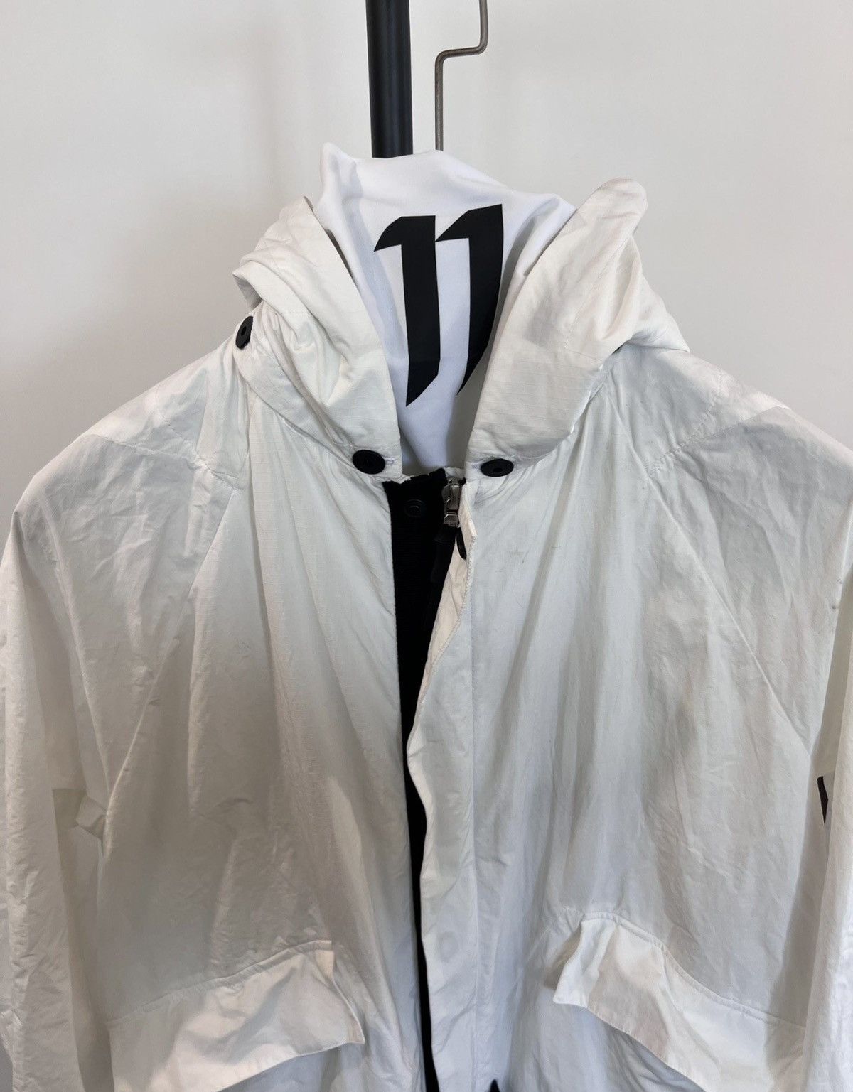 11 By Boris Bidjan Saberi 11ByBBS Fist-Print Mid-Length Parka Size US M / EU 48-50 / 2 - 4 Thumbnail