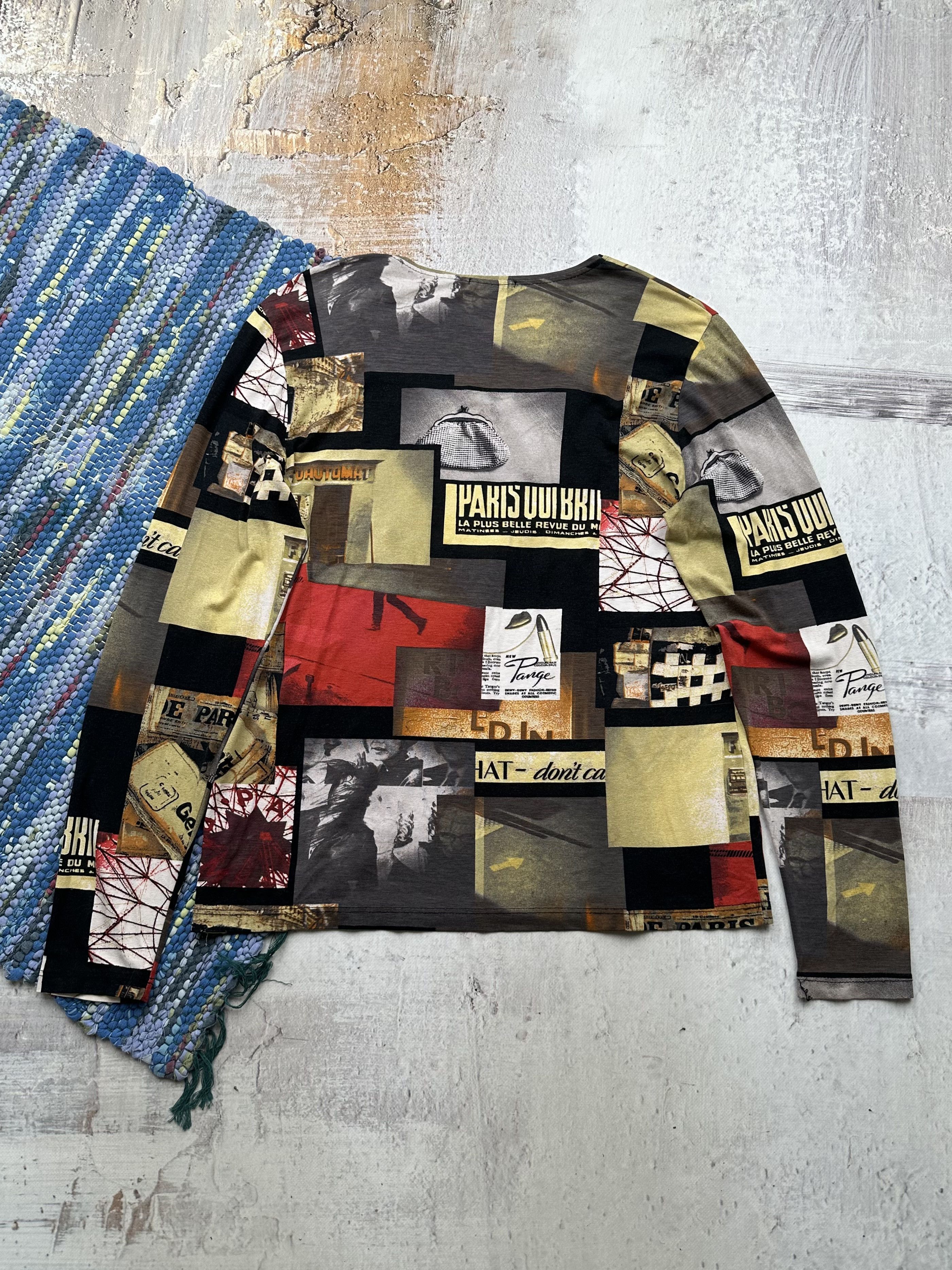 Japanese Brand Vintage Printed Long Sleeve A138(446)(D15) Size US S / EU 44-46 / 1 - 6 Thumbnail