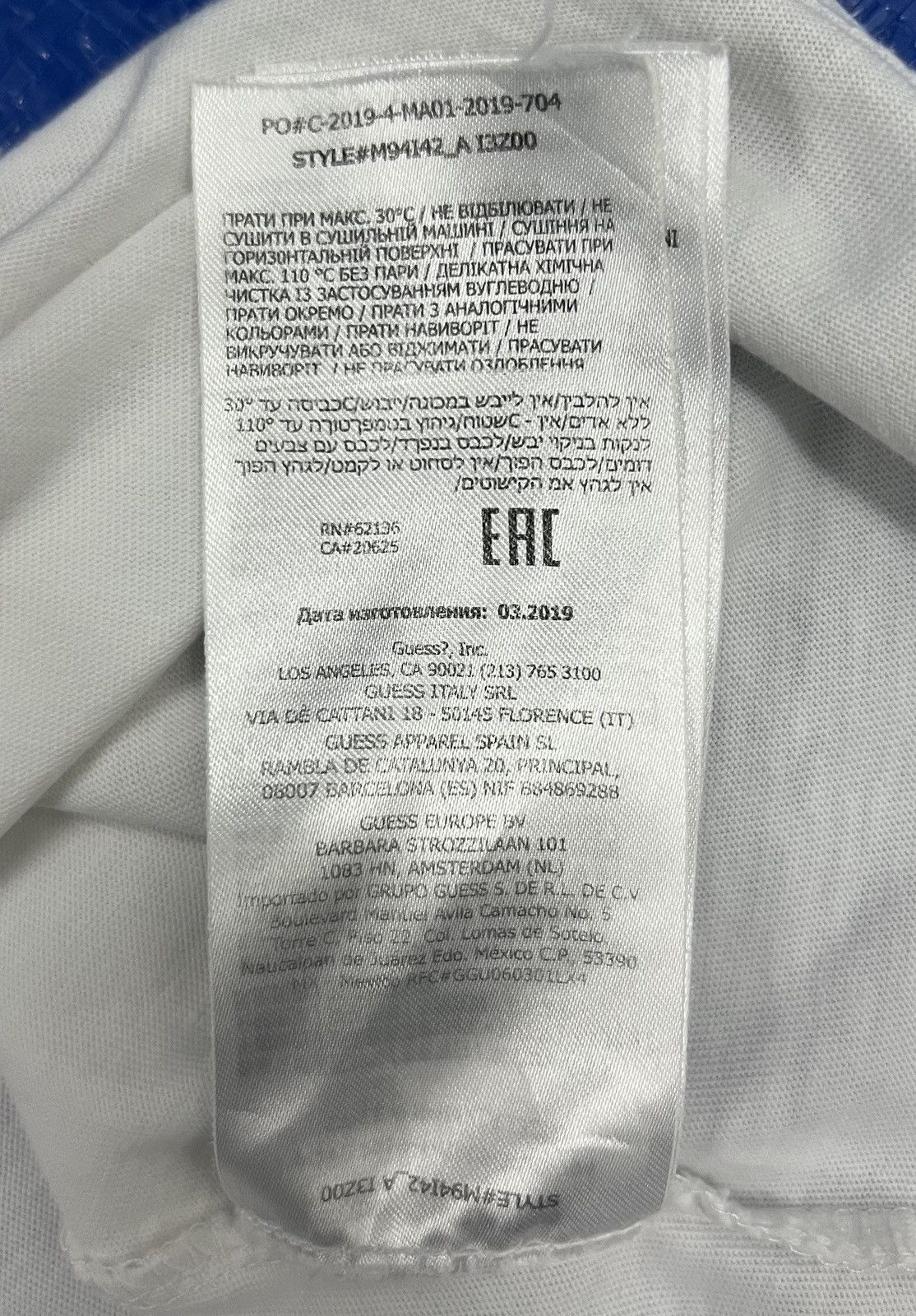Guess GUESS LOS ANGELES SHIRT Size US S / EU 44-46 / 1 - 12 Thumbnail