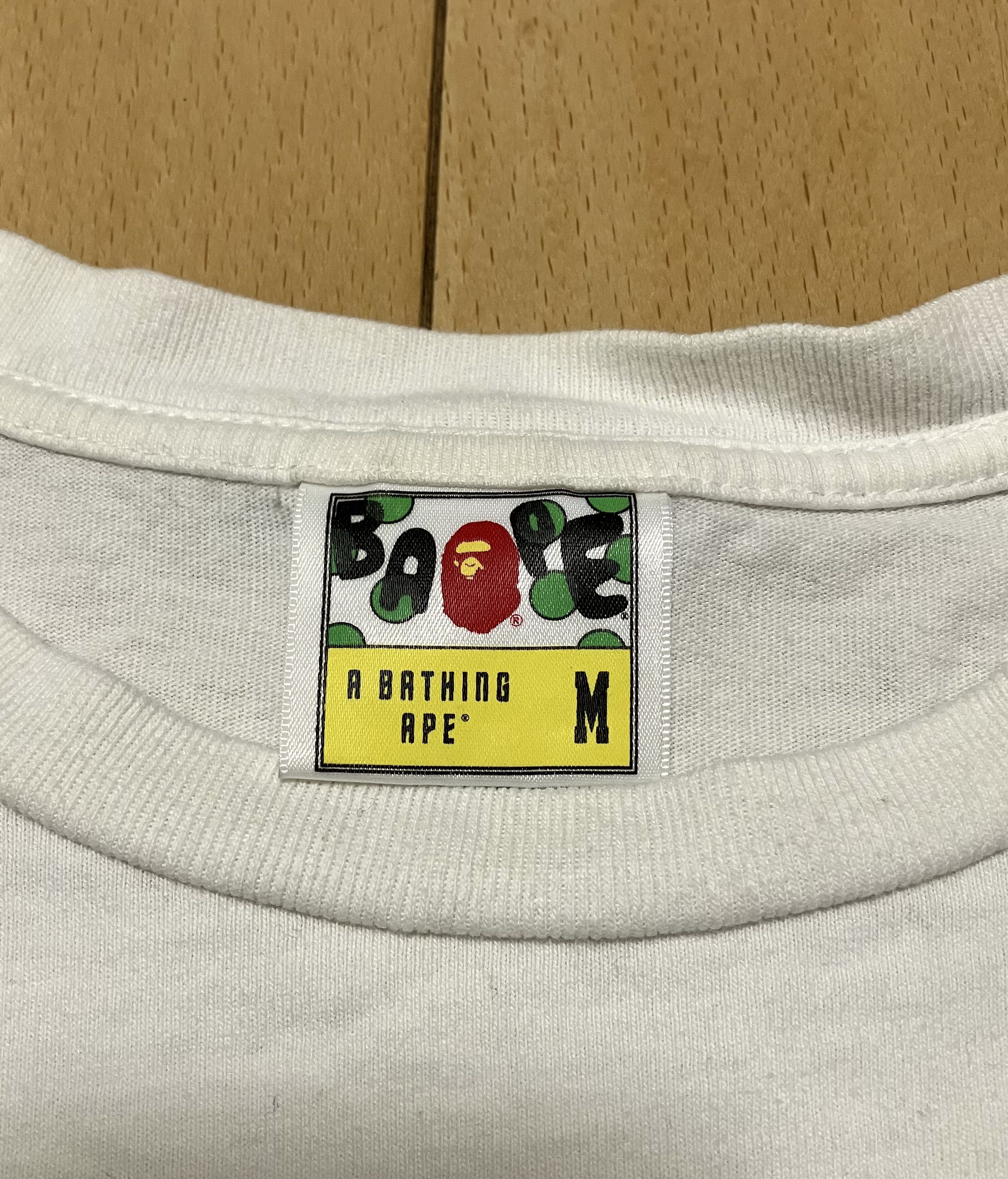Bape Bape Logo Tee Spell Out White Size US M / EU 48-50 / 2 - 7 Thumbnail