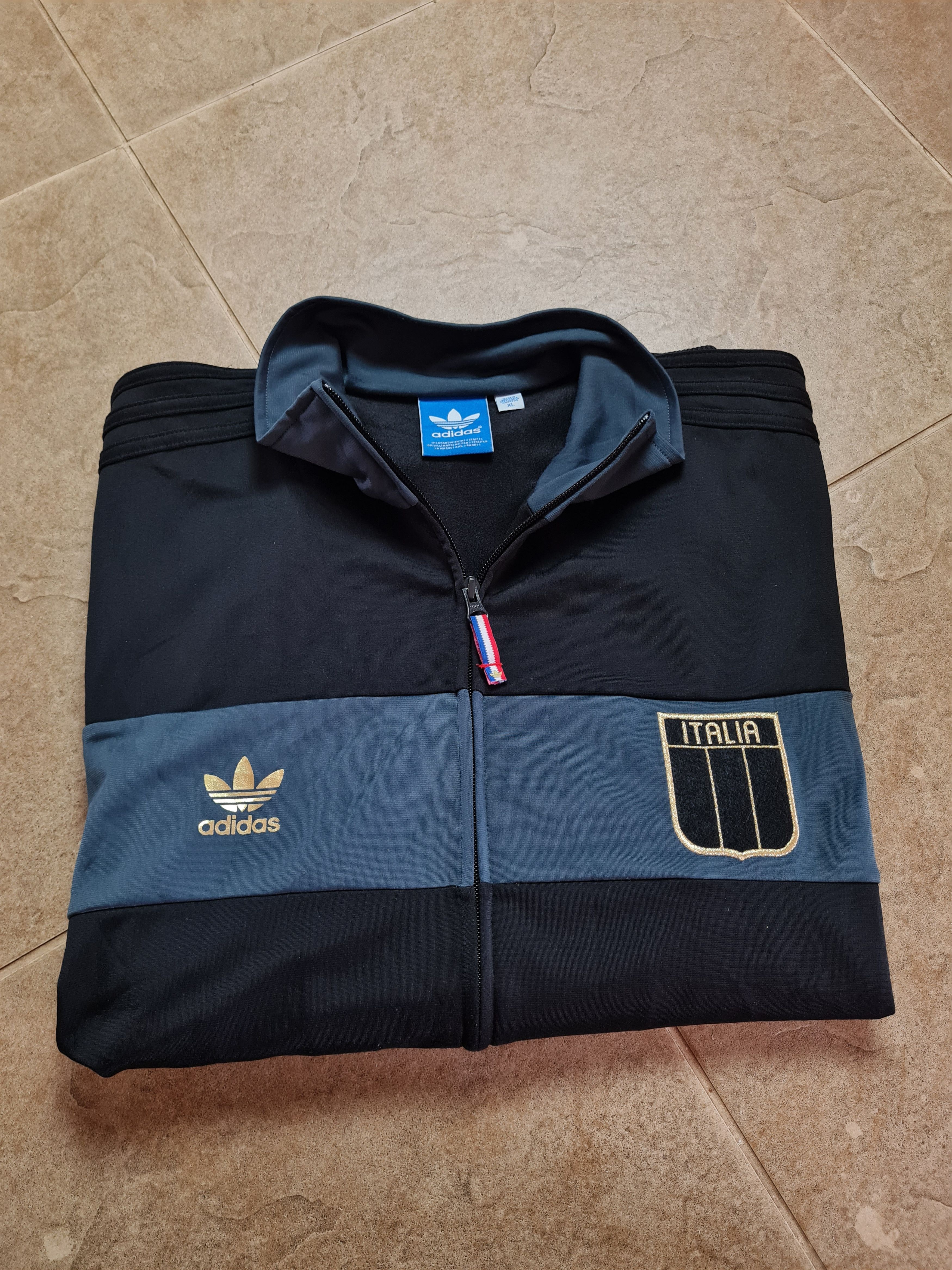 Adidas Vintage Adidas Originals Italy #7 Full Zip Jacket Track Top Size US XL / EU 56 / 4 - 19 Thumbnail