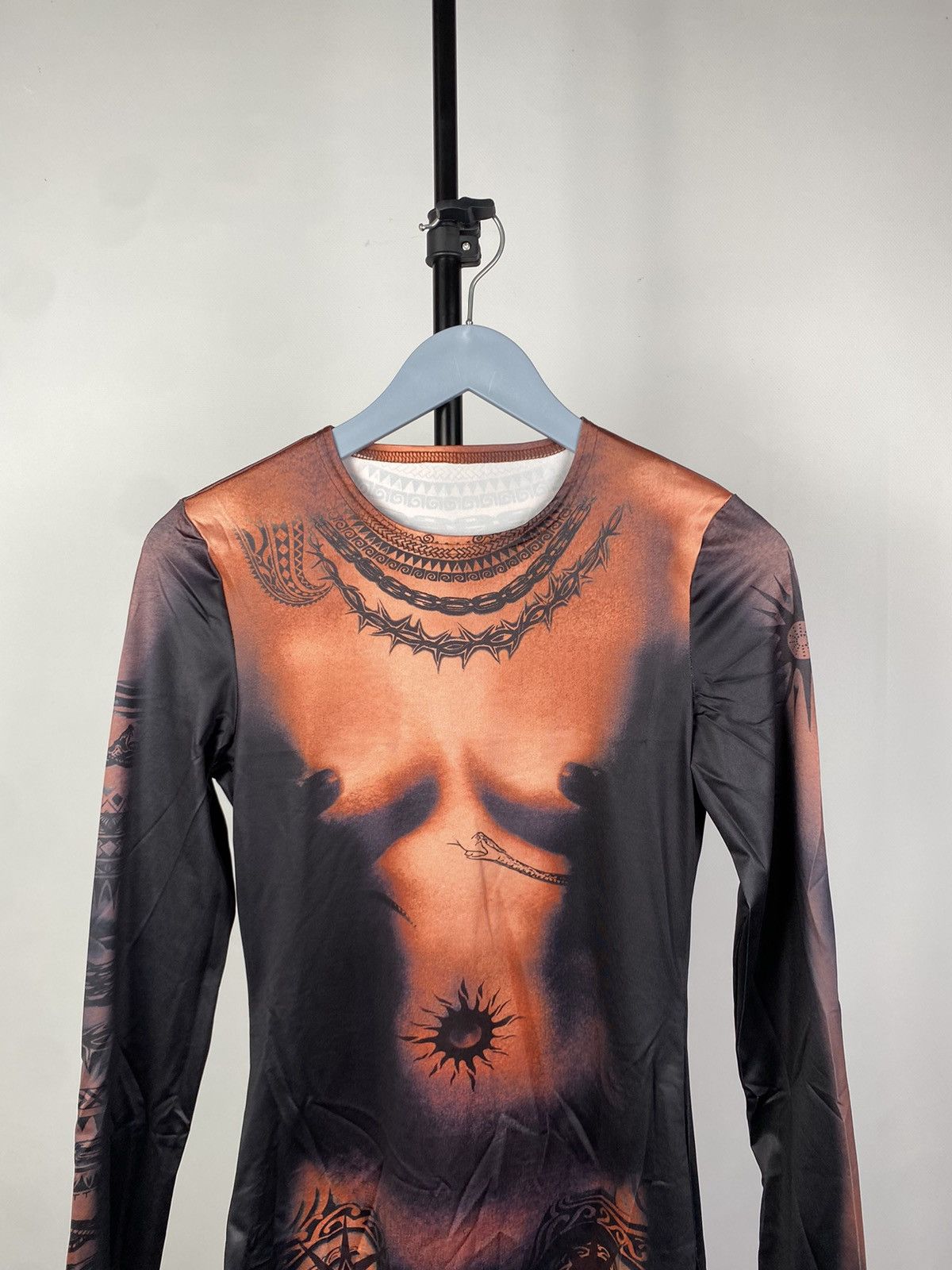 Designer × Japanese Brand Save The Queen Jean Paul Gaultier Style Mesh Top Blouses Size S / US 4 / IT 40 - 2 Thumbnail
