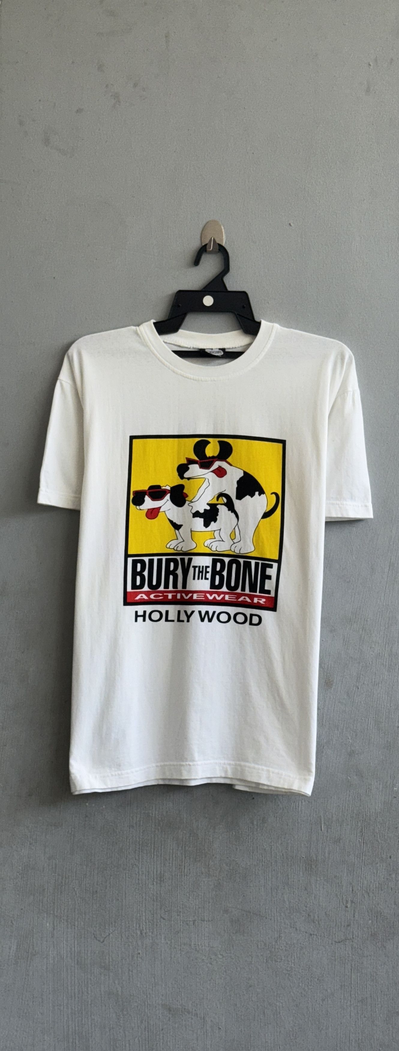 Vintage Bury The Bone Hollywood Vintage 90's T-Shirt Size US L / EU 52-54 / 3 - 1 Thumbnail