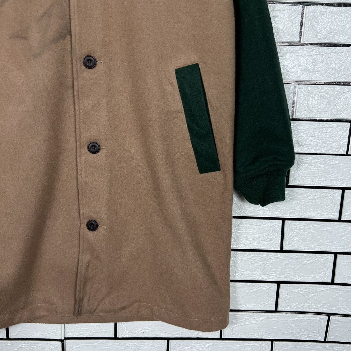 Japanese Brand RODEO CROWNS Big Logo Hooded Long Coat #4142-C189 Size US L / EU 52-54 / 3 - 9 Thumbnail