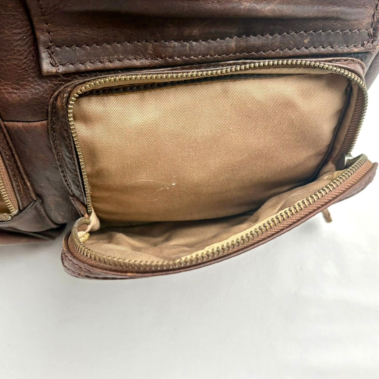 L.L. Bean L.L.Bean Brown Leather Messenger Laptop Bag Utility Carryall Size ONE SIZE - 13 Thumbnail