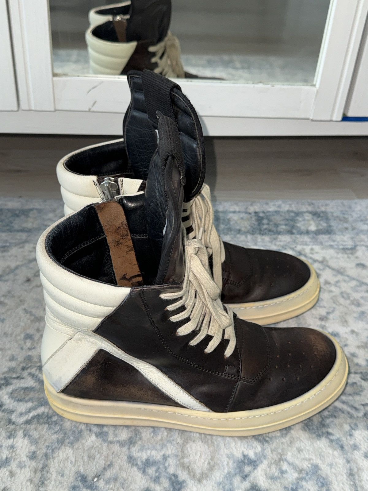 Rick Owens Rick Owens Geobasket SS2016 Size US 7 / EU 40 - 2 Thumbnail