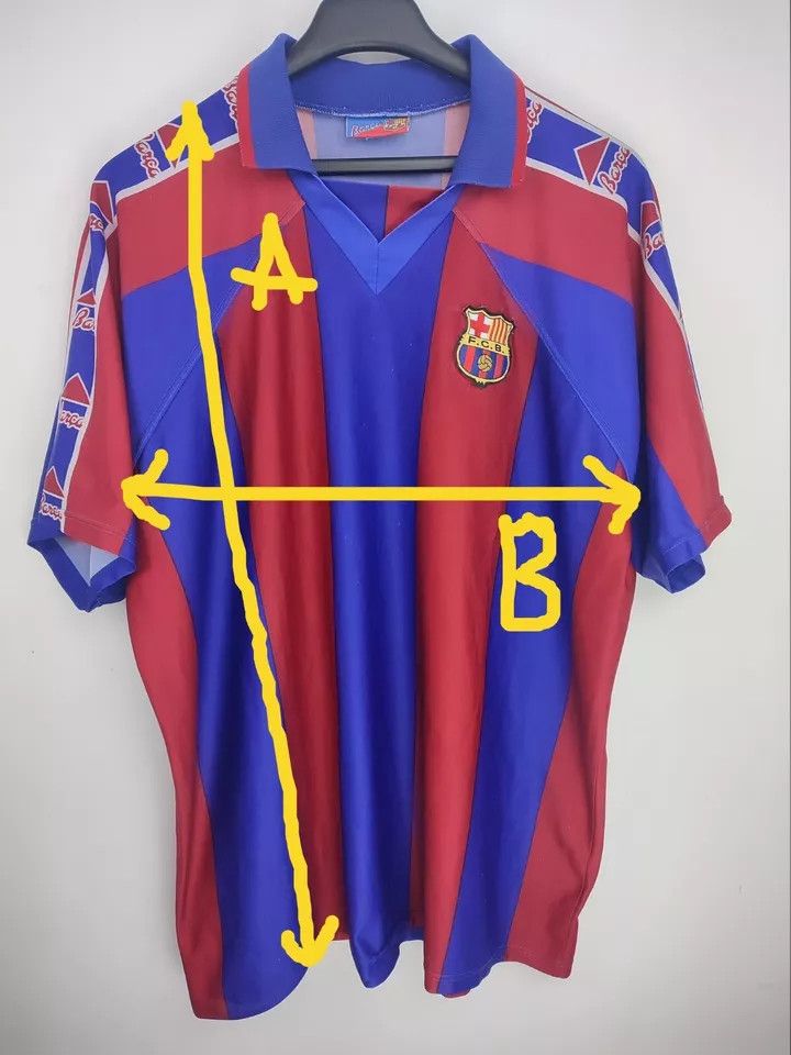 Vintage Vintage F.C Barcelona FOOTBALL SHIRT SOCCER JERSEY Size US XXL / EU 58 / 5 - 9 Thumbnail