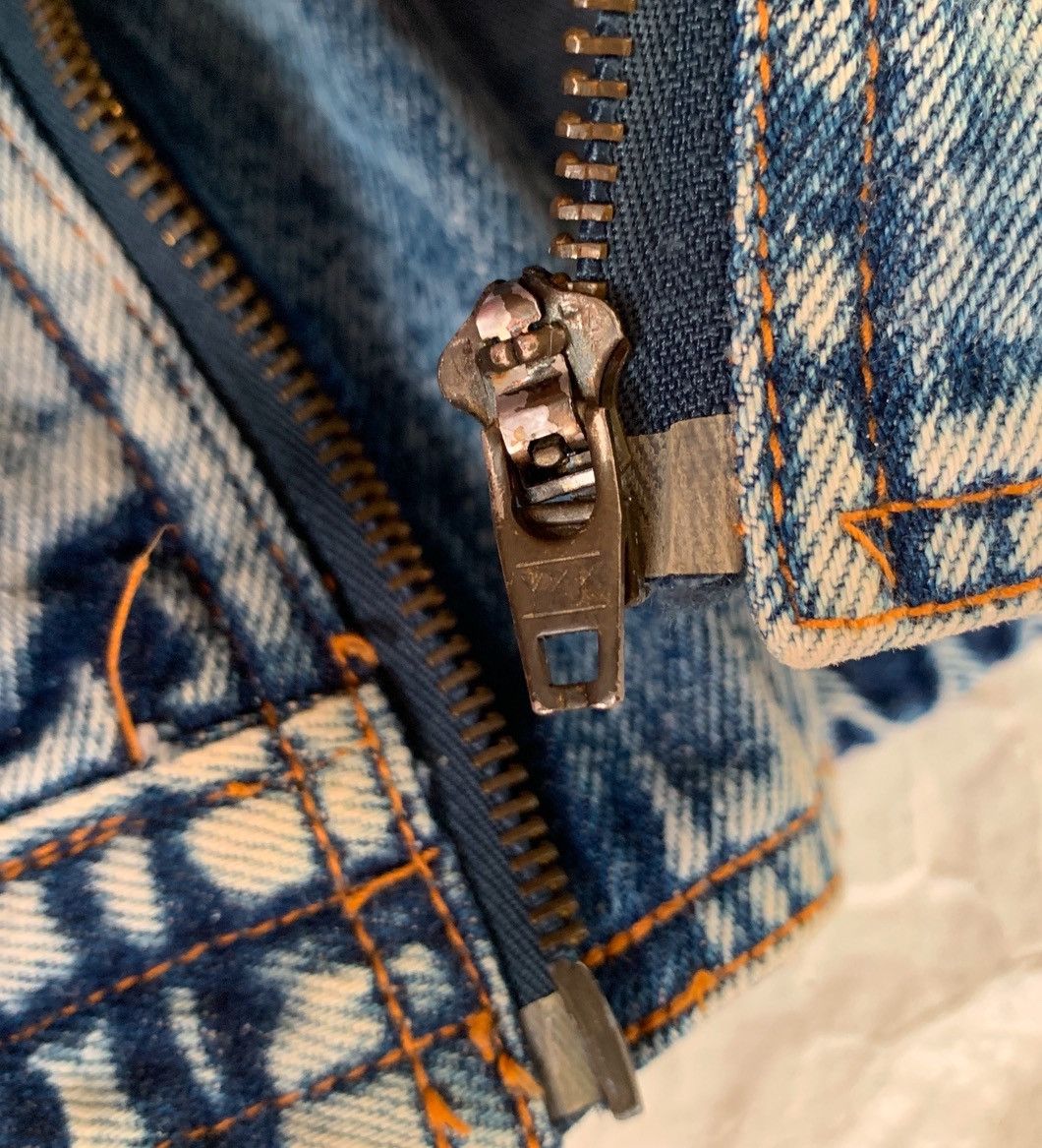 Hunter Vintage Asymmetric Hunter Mountain Acid Wash Denim Jacket Size US S / EU 44-46 / 1 - 11 Thumbnail