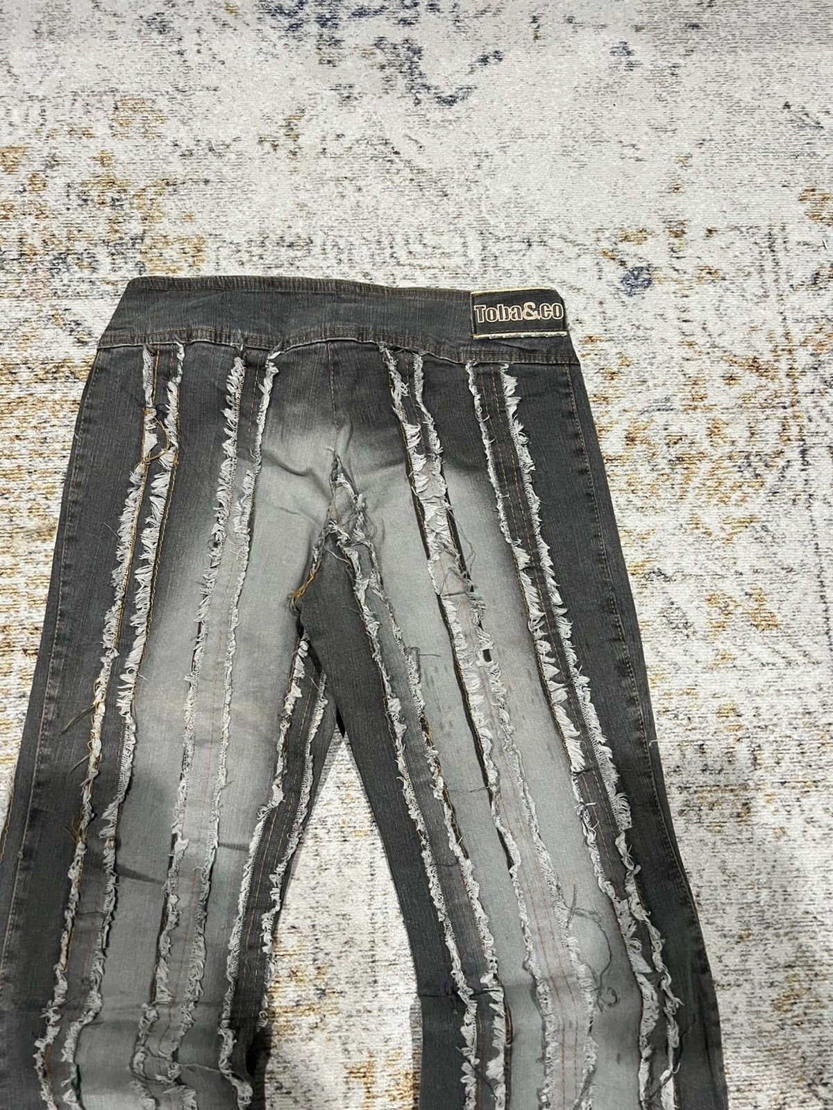 Japanese Brand × Vintage Toba & Co Rebuild Flared Jeans Size US 30 / EU 46 - 4 Thumbnail