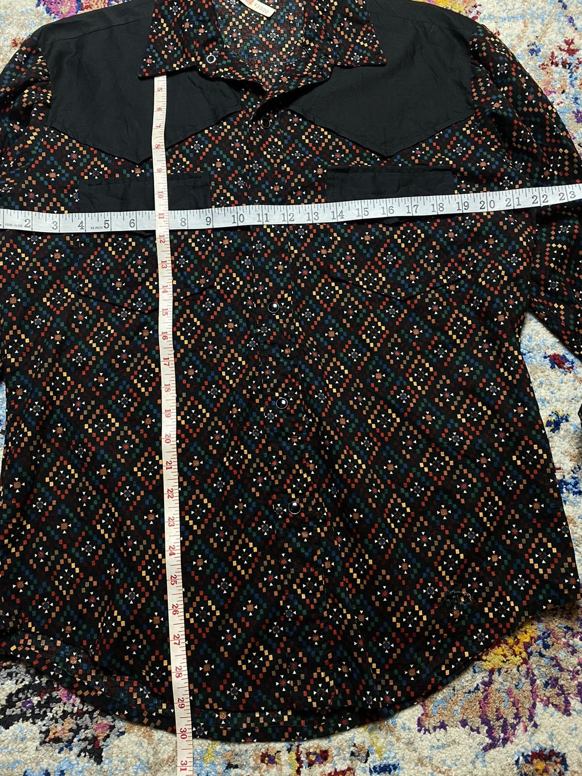 Japanese Brand × Vintage CLASSIC WESTERN COWBOY STYLE FLANNELS STONE STUDS SHIRTS Size US L / EU 52-54 / 3 - 9 Thumbnail