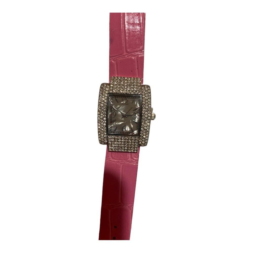 Designer NWOT Y2K Faux Leather Rhinestone Watch Size ONE SIZE - 3 Thumbnail