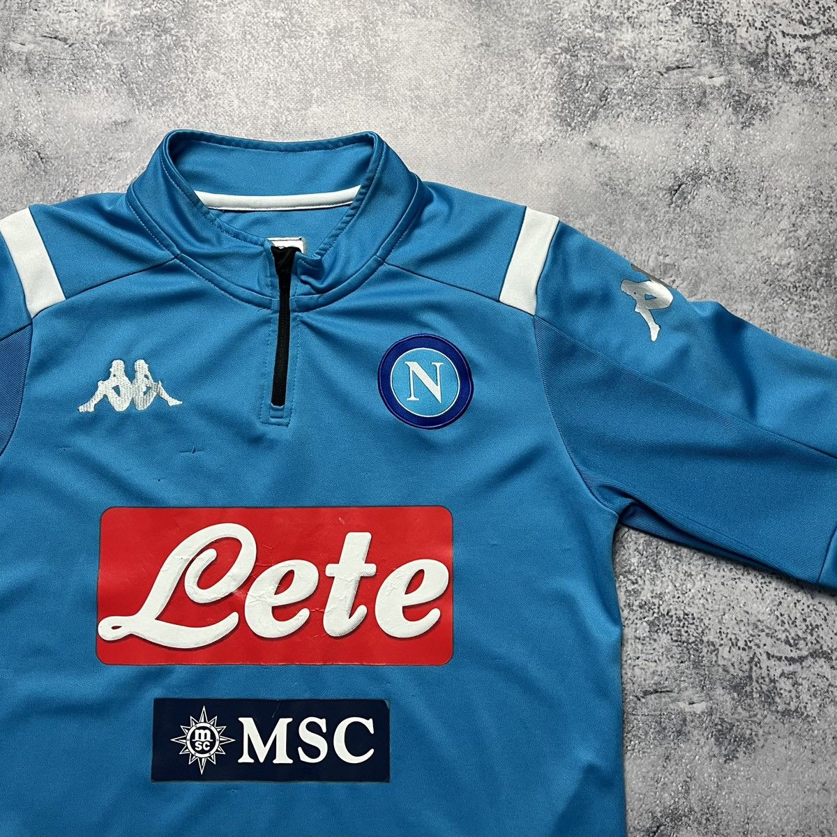 Kappa Kappa Napoli 2019/2020 Home Soccer Longsleeve Jersey Size US S / EU 44-46 / 1 - 8 Thumbnail
