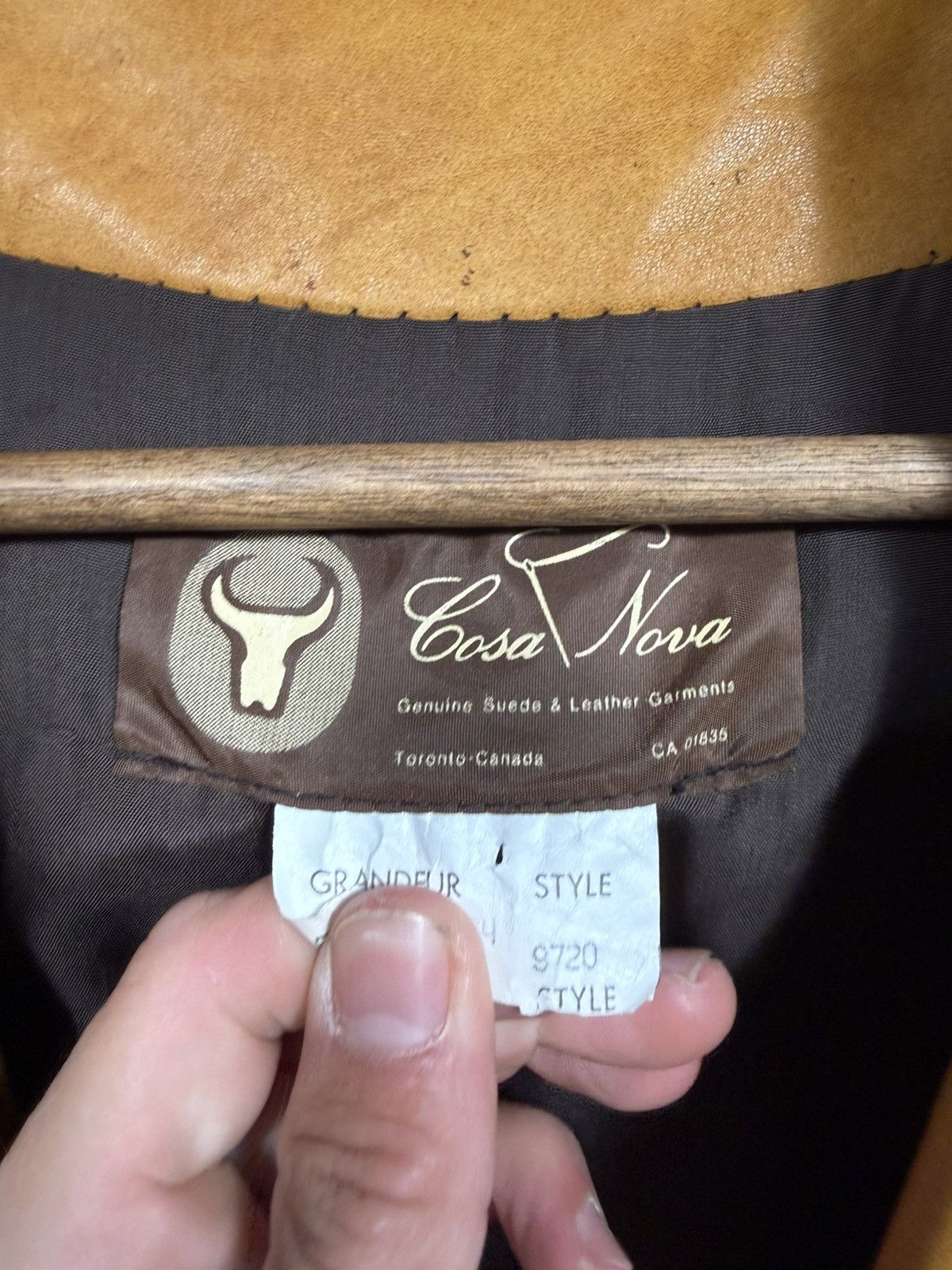 Cosa Nova 70s Vintage Casa Nova Leather Western Tuxedo Cowboy Jacket Size US L / EU 52-54 / 3 - 6 Thumbnail