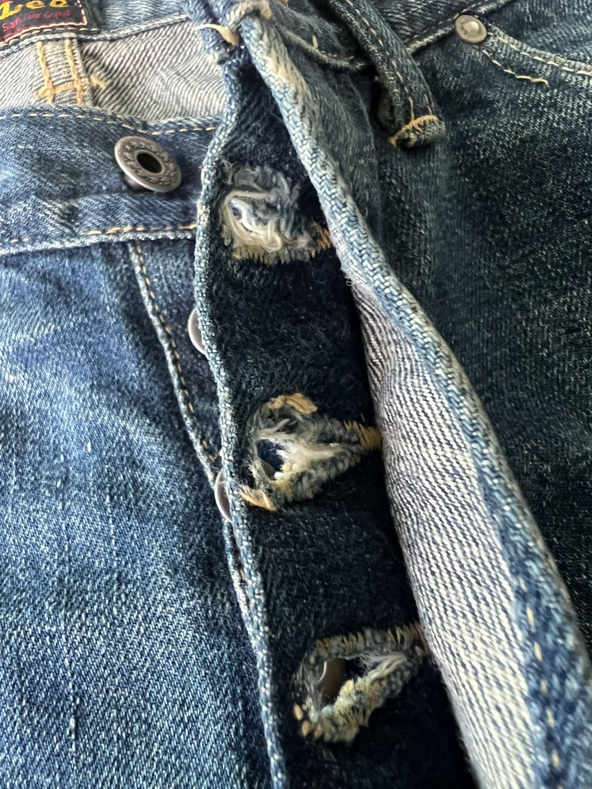 Lee × Vintage Lee 2101 reproduction model World War II model denim Size 35" - 10 Thumbnail