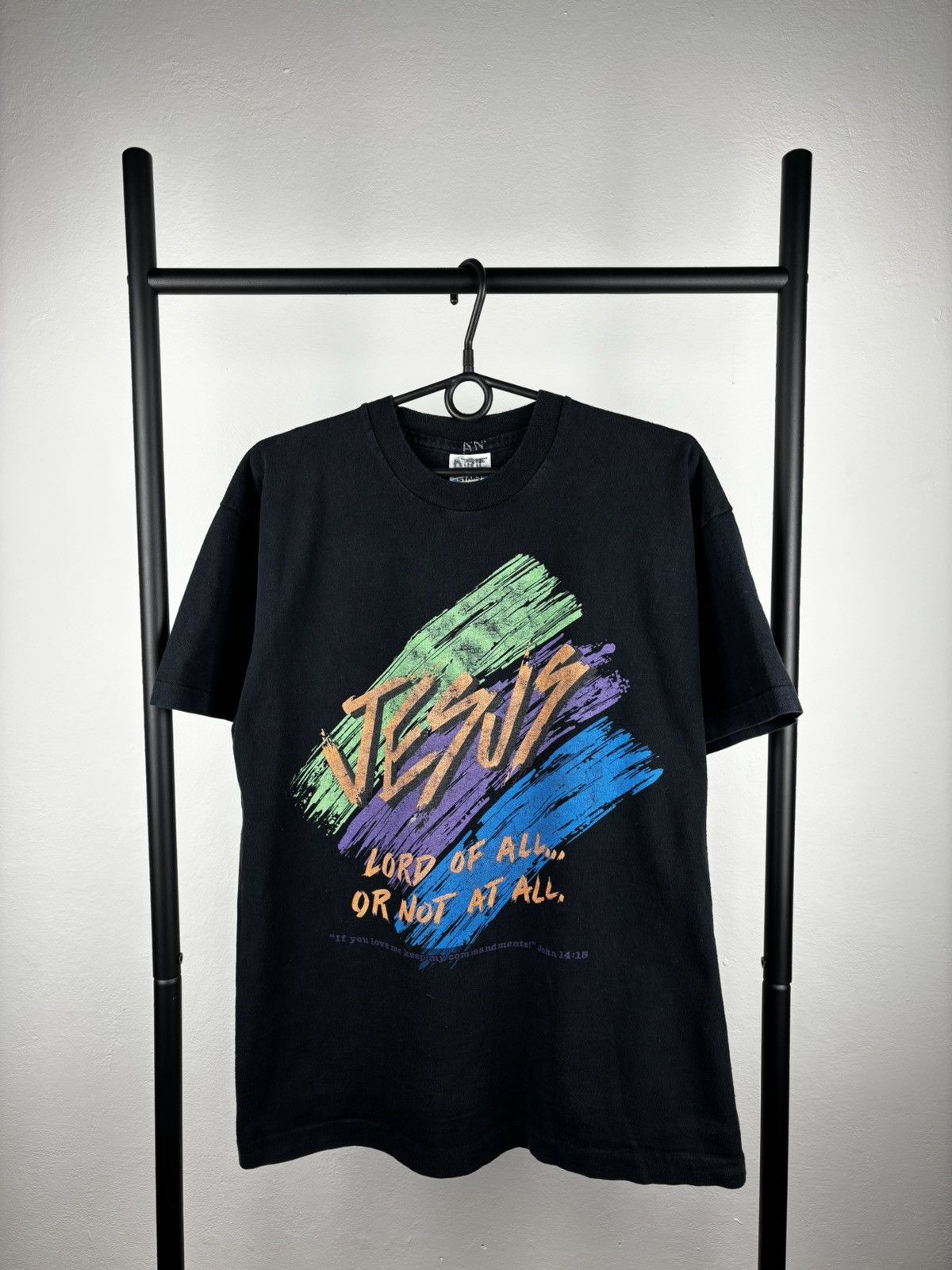 Kanye West × Vintage Jesus Lord of All OR Not At All vintage t shirt L Size US L / EU 52-54 / 3 - 1 Thumbnail