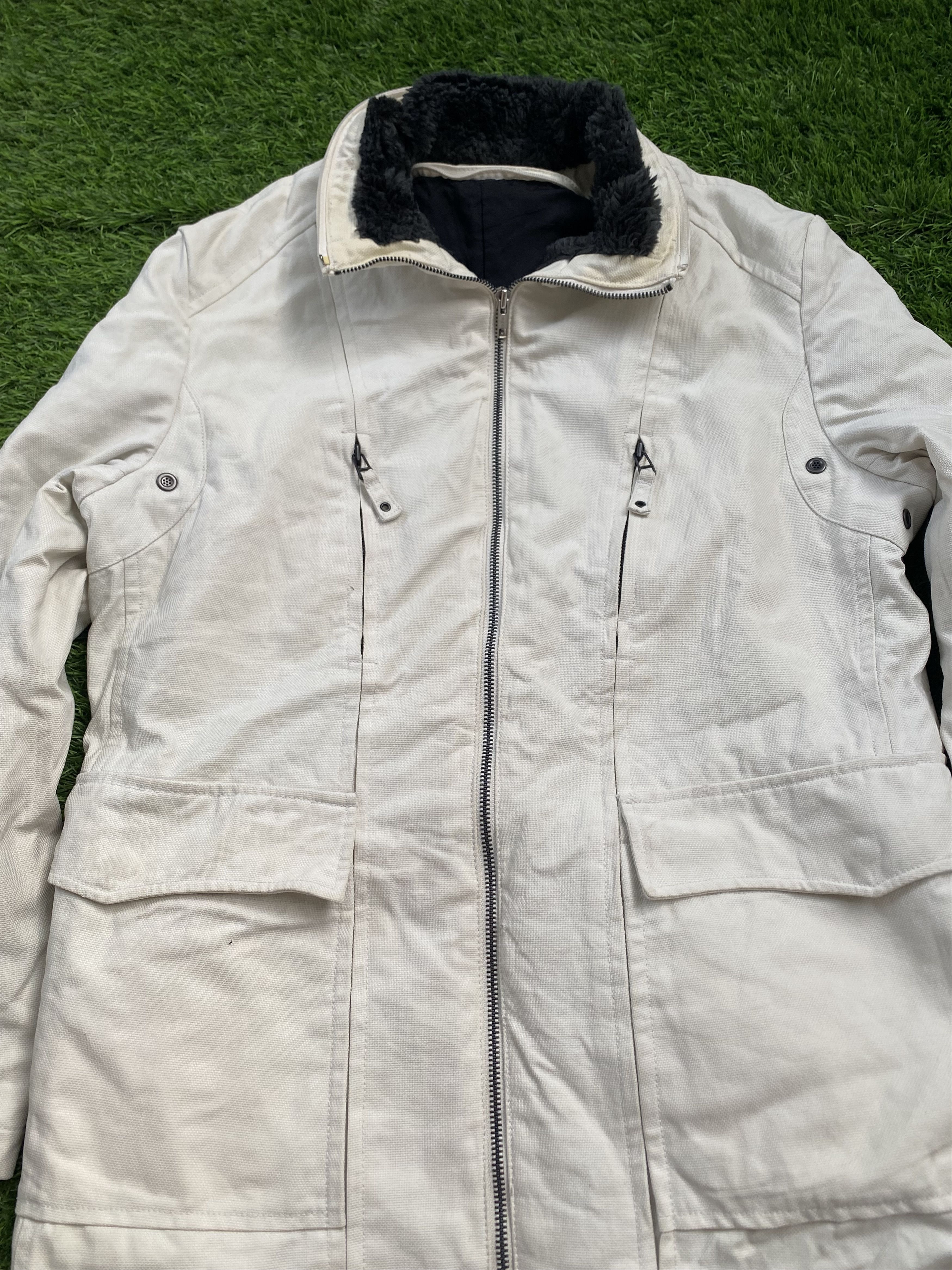 Jean Paul Gaultier Vintage Jean Paul Gaultier Fur Canvas Jacket Size US M / EU 48-50 / 2 - 4 Thumbnail