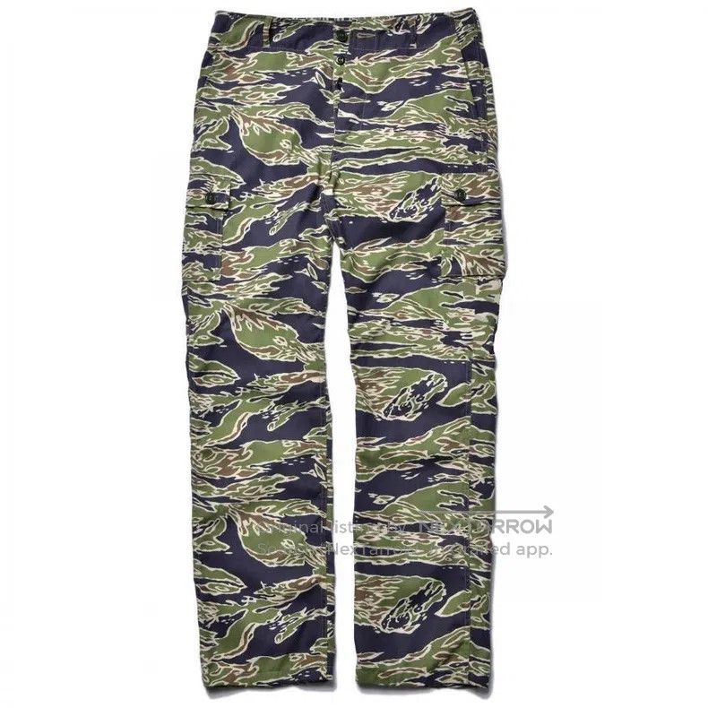 The Real McCoy's The Real McCoys Tiger print camouflage cargo pants Size US 32 / EU 48 - 1 Thumbnail