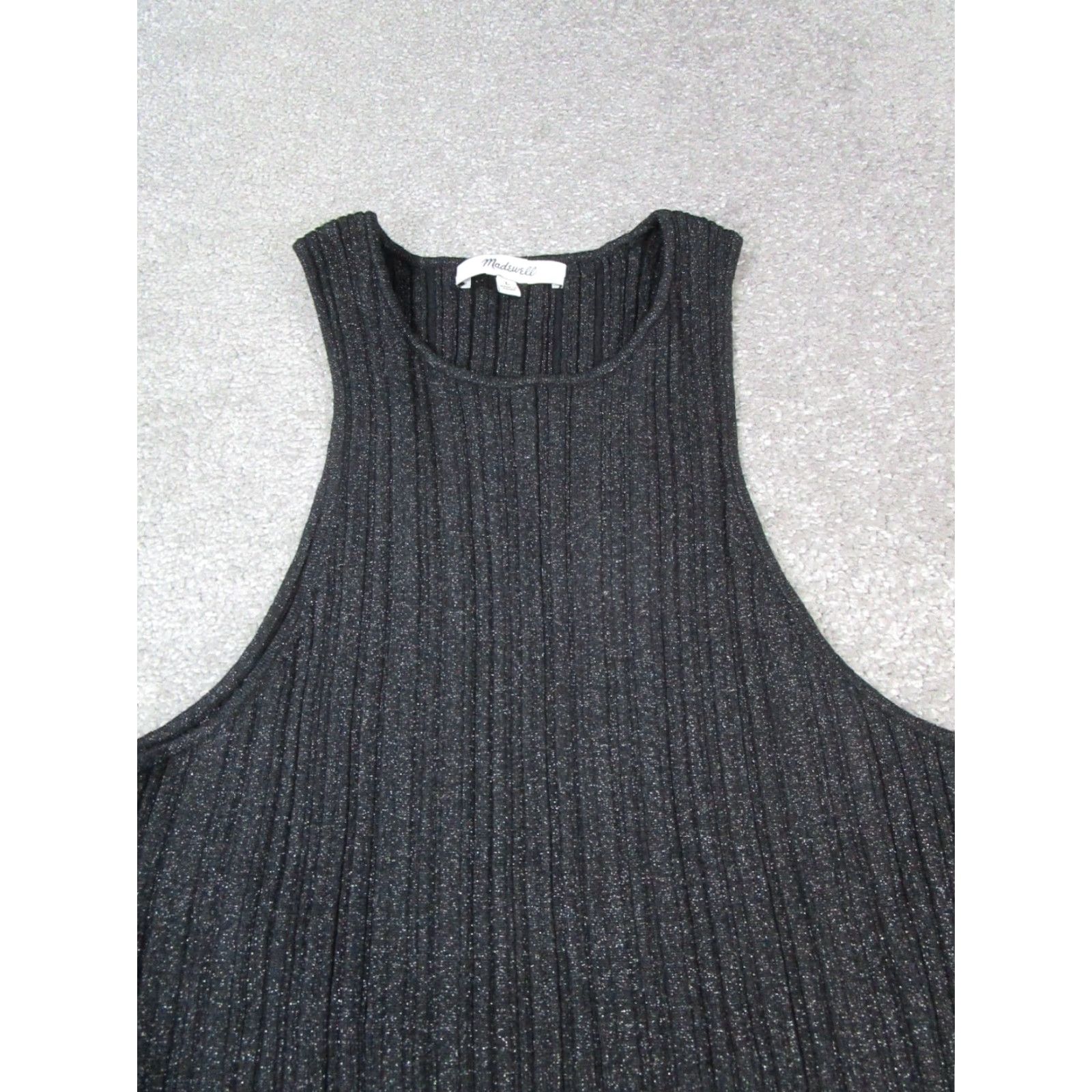 Madewell VINTAGE Madewell Tank Shirt Womens Large Black Knit Madewell Tank Top Women L Black Basic Knit 90s Mens? Size L / US 10 / IT 46 - 2 Thumbnail