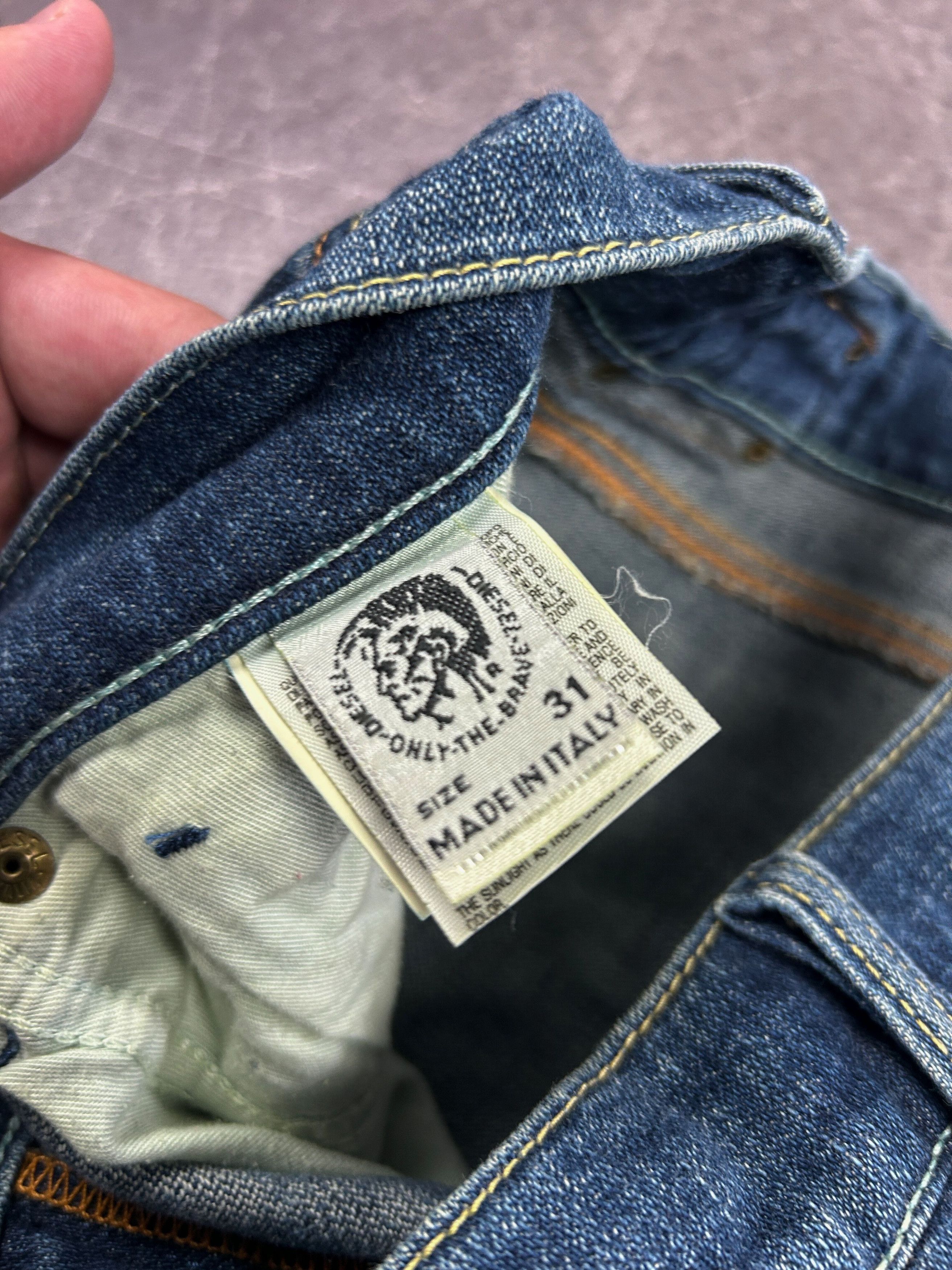 Diesel VITNAGE JAPANESE BALENCIAGA STYLE WASHED DIESEL JEANS Size US 28 / EU 44 - 9 Thumbnail