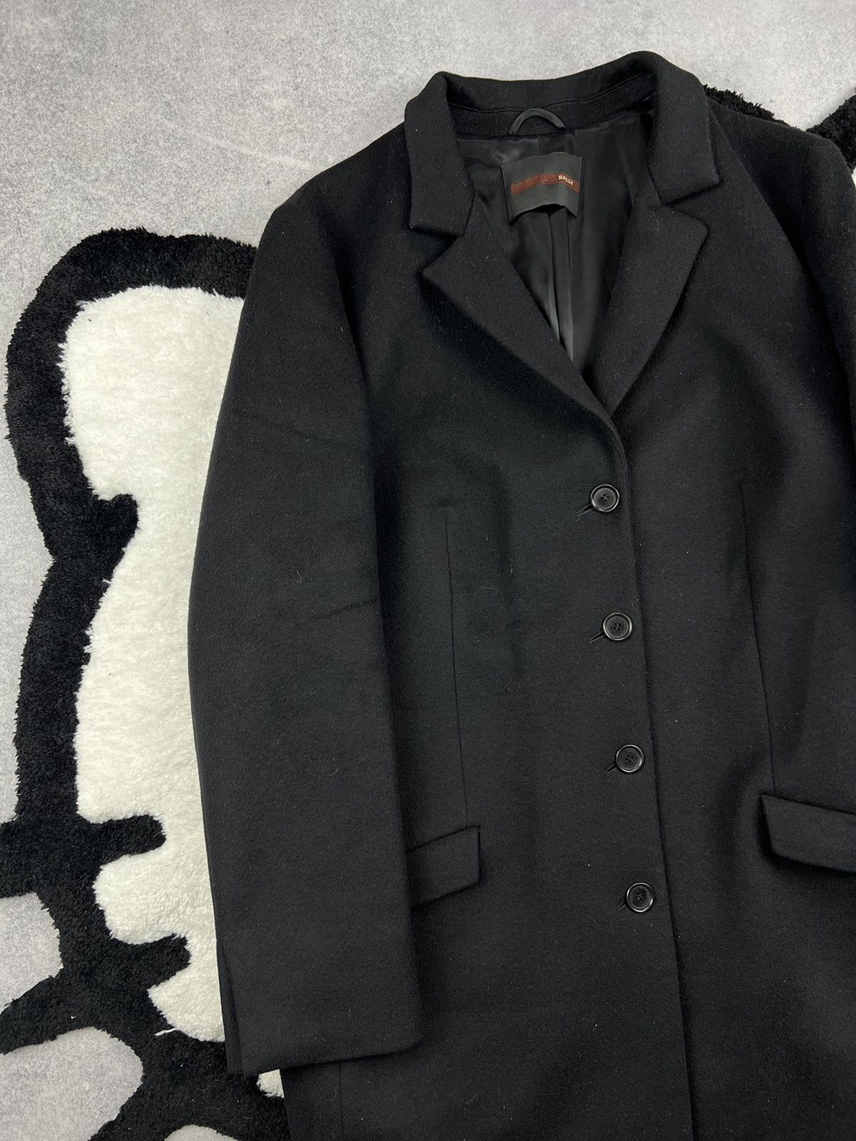Bally Vintage Bally Italy Wool Coat Trench Size XL / US 12-14 / IT 48-50 - 2 Thumbnail