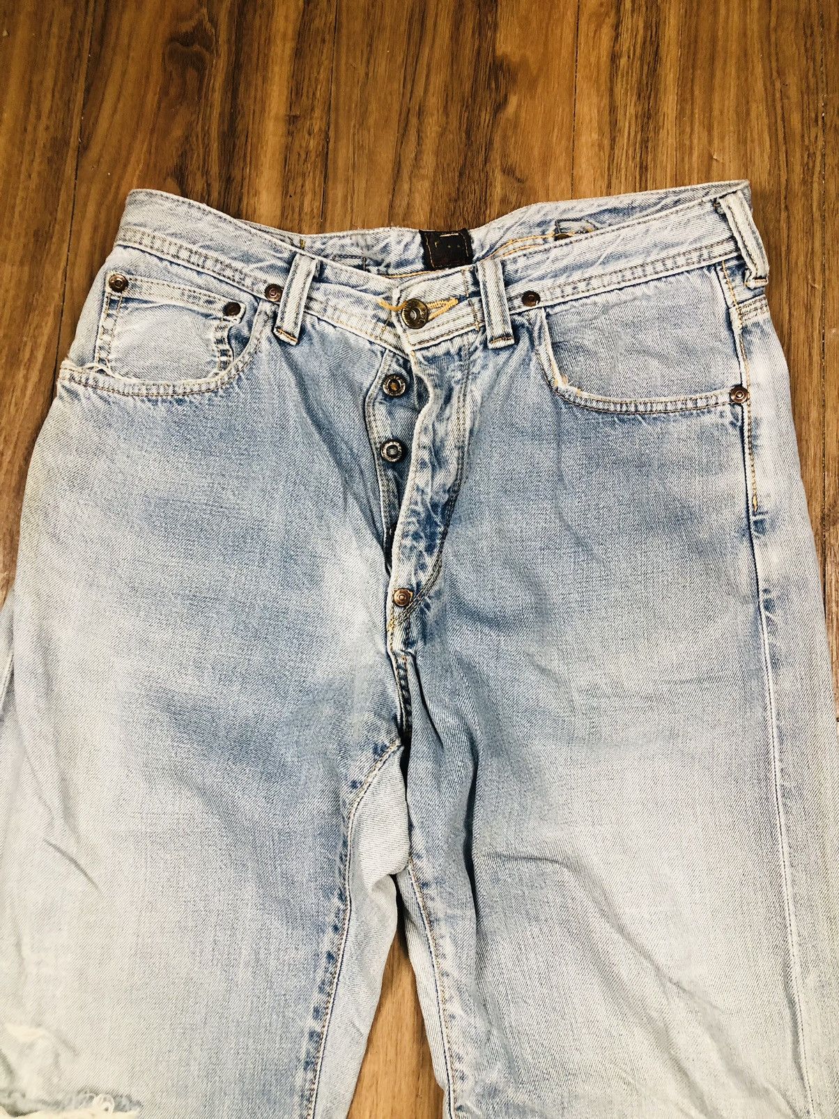 Lee Lee Distressed Jeans (35) Size US 30 / EU 46 - 3 Thumbnail