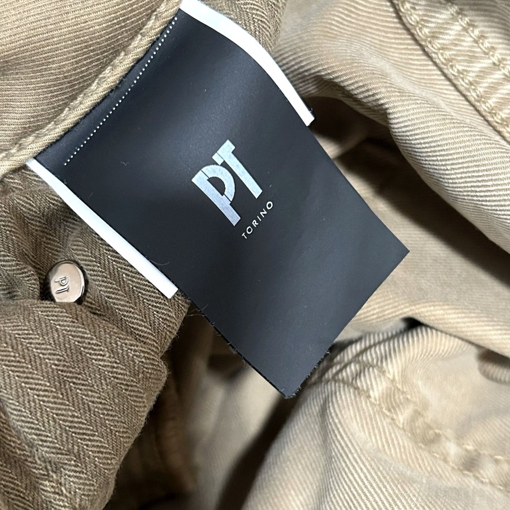 PT Torino PT Torino Pants Mens 30 Tan Jazz Denim RLZ Pocket Men 30x28 Size US 30 / EU 46 - 6 Thumbnail