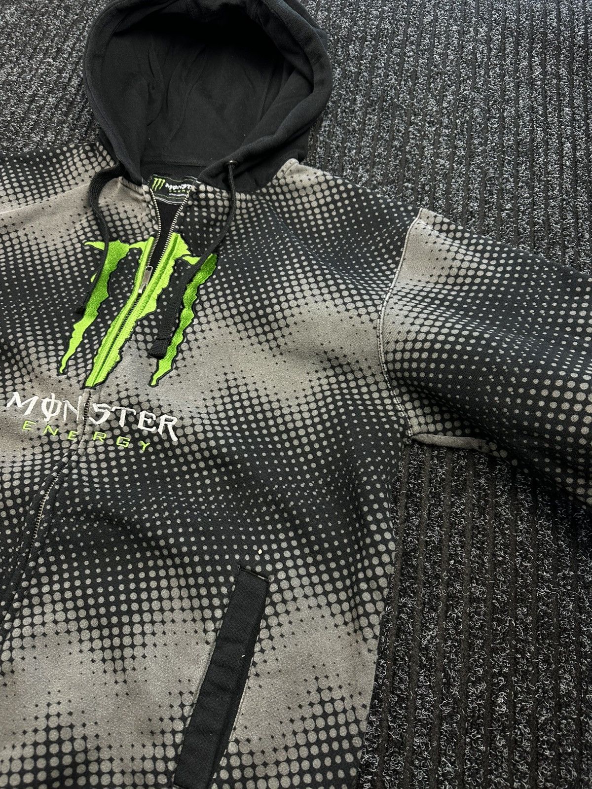 Other Vintage Y2K Monster Energy Big Logo Zip Up Hoodie Racing Size US M / EU 48-50 / 2 - 5 Thumbnail