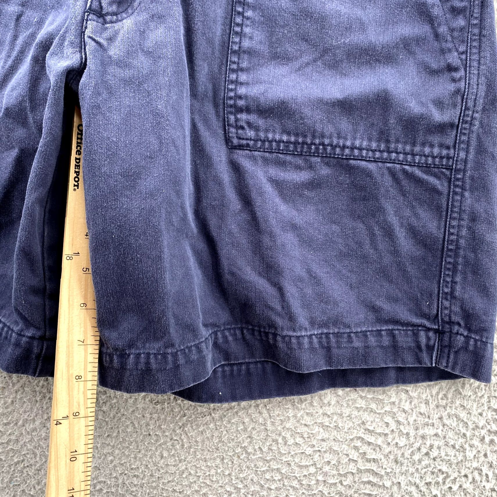 Nike Nike Golf Shorts 32 x 8 Navy Canvas Front Pocket 90's Performance Men's Nike Golf Shorts Size US 32 / EU 48 - 4 Thumbnail