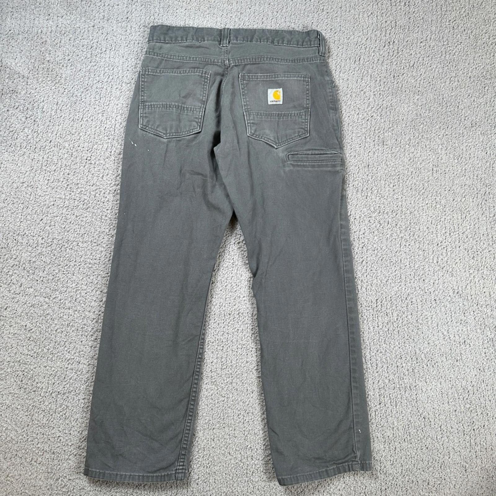 Carhartt Carhartt Rugged Flex Relaxed Fit Canvas Work Pants Men 30x28 Size US 30 / EU 46 - 2 Thumbnail