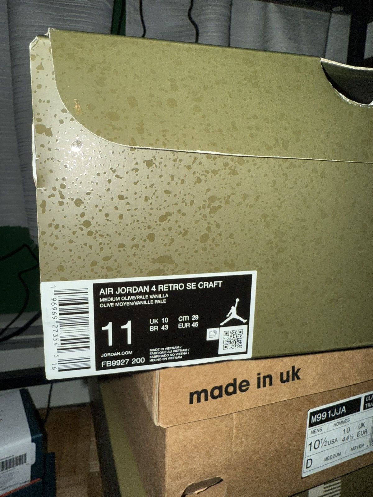 Jordan Brand Jordan 4 Retro SE Craft Medium Olive Size US 11 / EU 44 - 13 Thumbnail