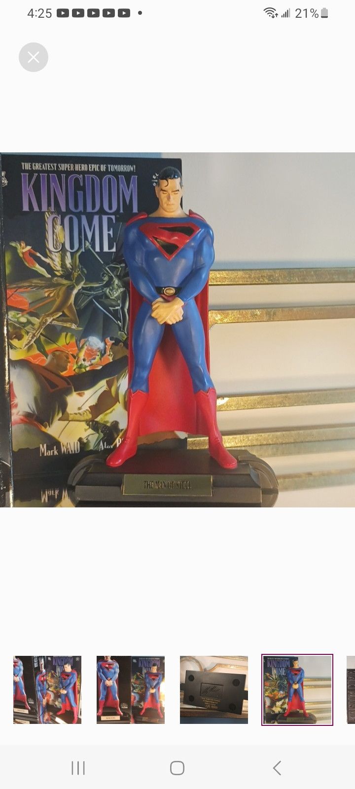 Other 2001 DC DIRECT KINGDOM COME LIMITED EDITION SUPERMAN Size ONE SIZE - 4 Thumbnail