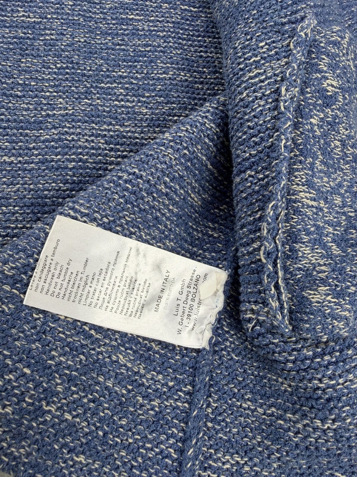 Other Luis Trenker Italy Knit Cardigan Blue Zip Sweater Size M Size US M / EU 48-50 / 2 - 14 Thumbnail