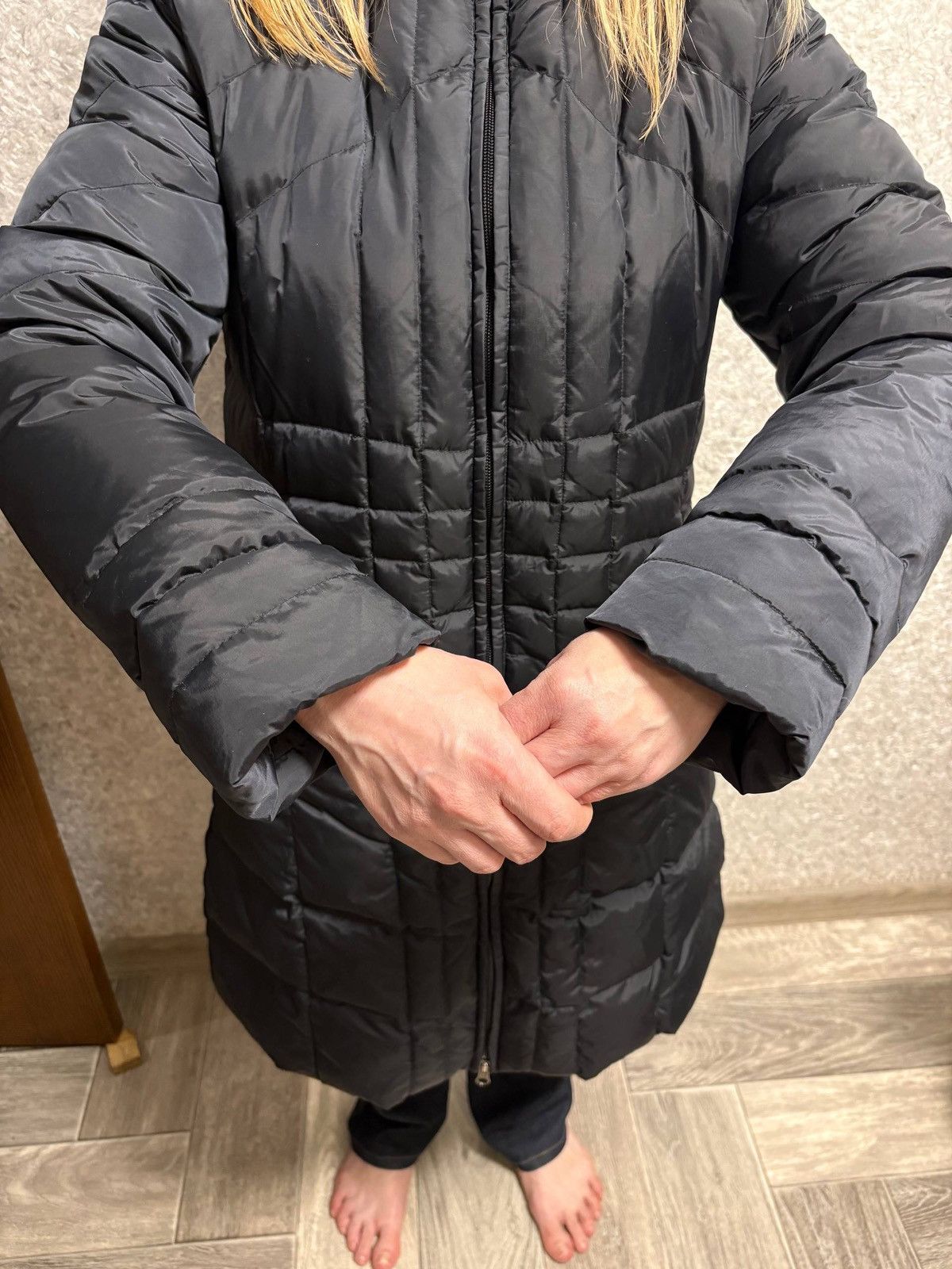 Moncler Moncler Long Black Puffer Coat | Kids 14/164, Fits Women's M Size S / US 4 / IT 40 - 8 Thumbnail