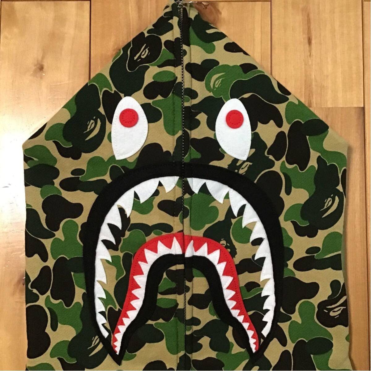 Bape 🔥2XL🔥 BAPE ABC camo green shark full zip hoodie APE XXL Size US XXL / EU 58 / 5 - 3 Thumbnail