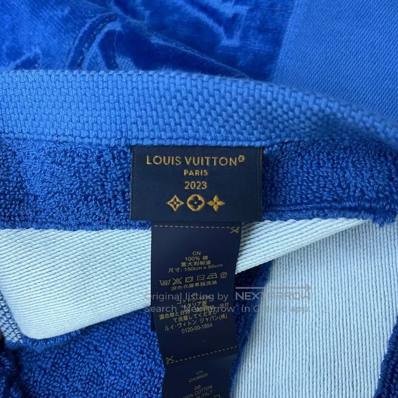 Louis Vuitton Louis Vuitton Midnight Blue Beach Towel Towel Bath Towel Size ONE SIZE - 4 Thumbnail