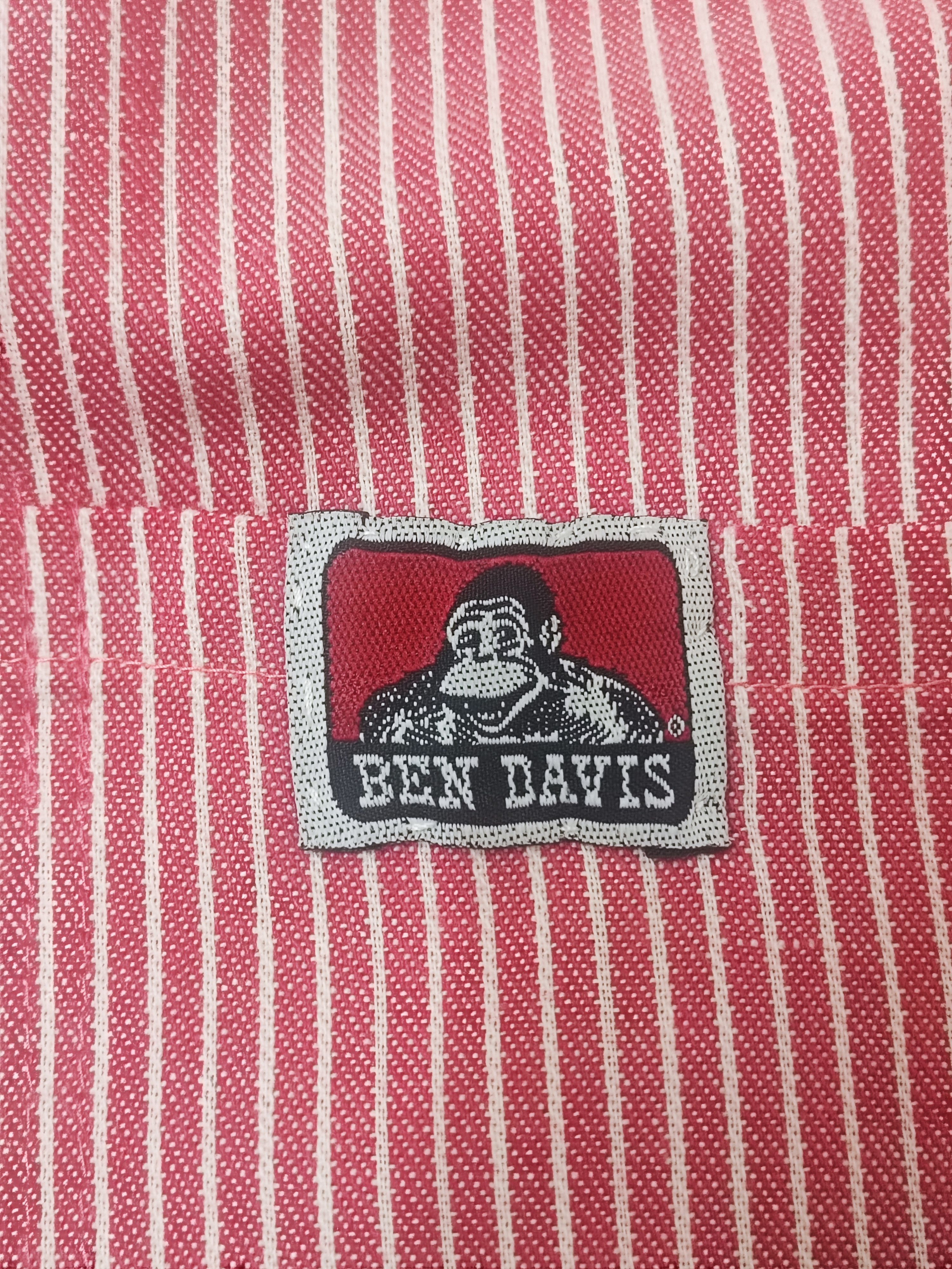Ben Davis RARE 1970s Hickory Striped Ben Davis 1/2 Half Zip Yellow Tag Size US S / EU 44-46 / 1 - 4 Thumbnail