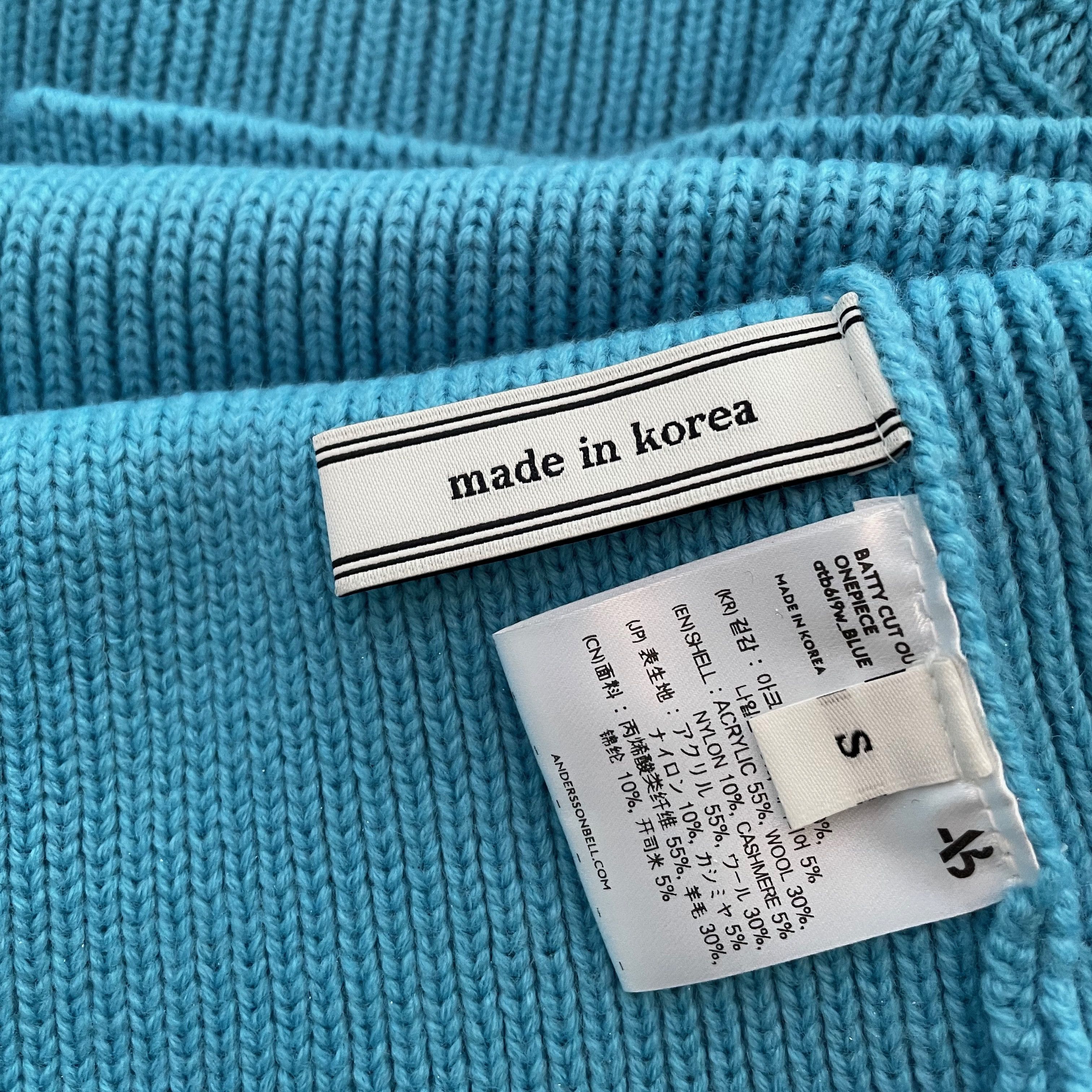 Andersson Bell Andersson Bell blue Batty cutout ribbed knit mini dress Size S / US 4 / IT 40 - 13 Thumbnail