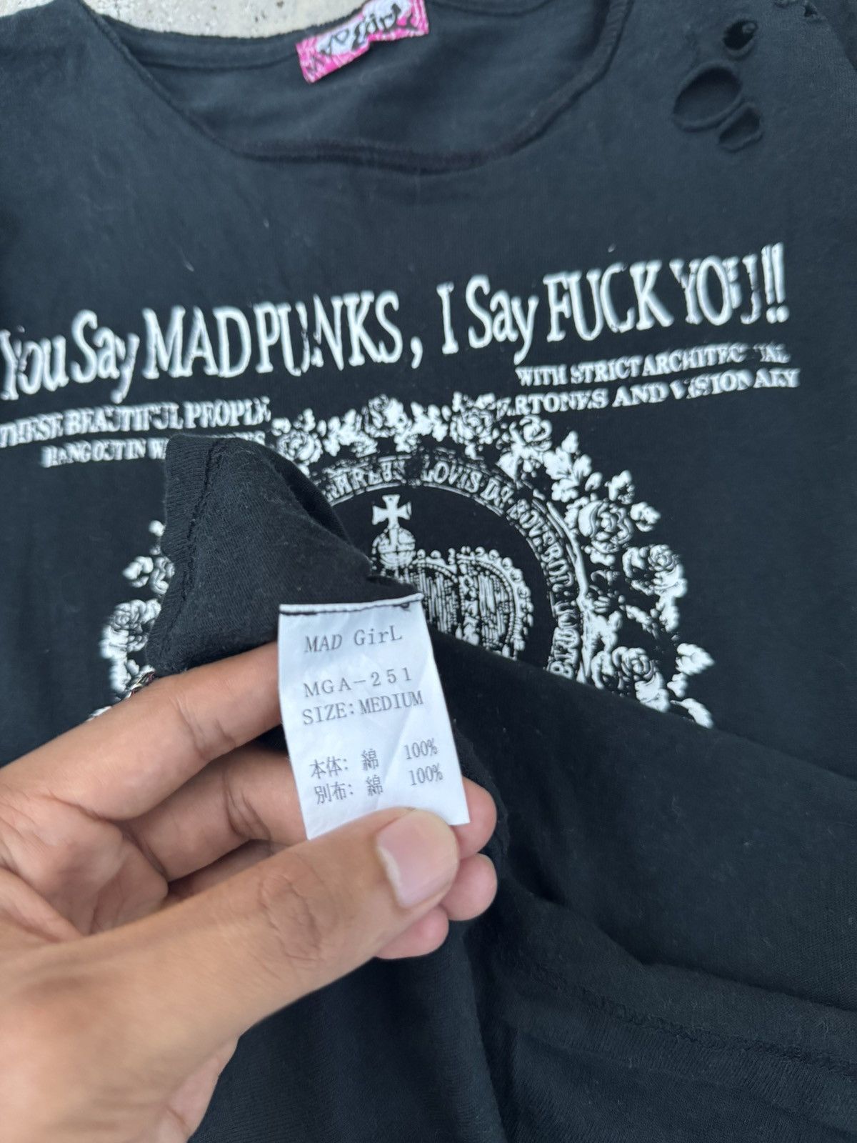 14th Addiction ☠️ Grunge Mad Punk Bondage Cross seditionaries Styled Size M / US 6-8 / IT 42-44 - 12 Thumbnail