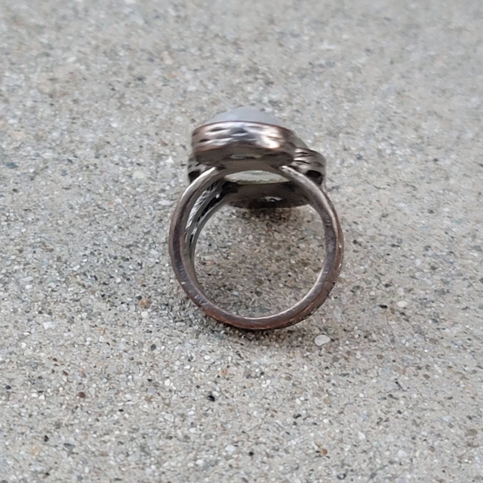 The Unbranded Brand Vtg Gemstone Ring Size ONE SIZE - 4 Thumbnail