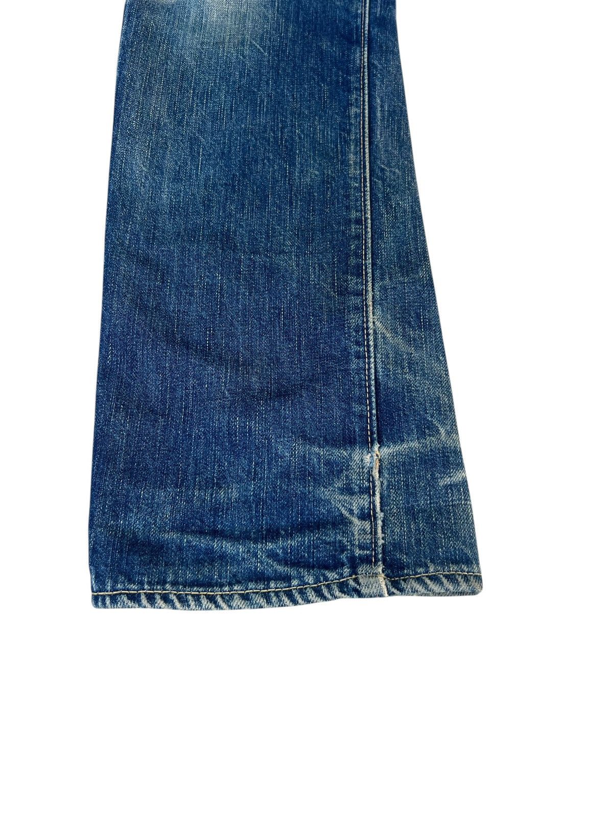Full Count & Co. Vintage Full Count Trashed Dirty Mud Denim Selvedge Jeans Size US 29 - 10 Thumbnail