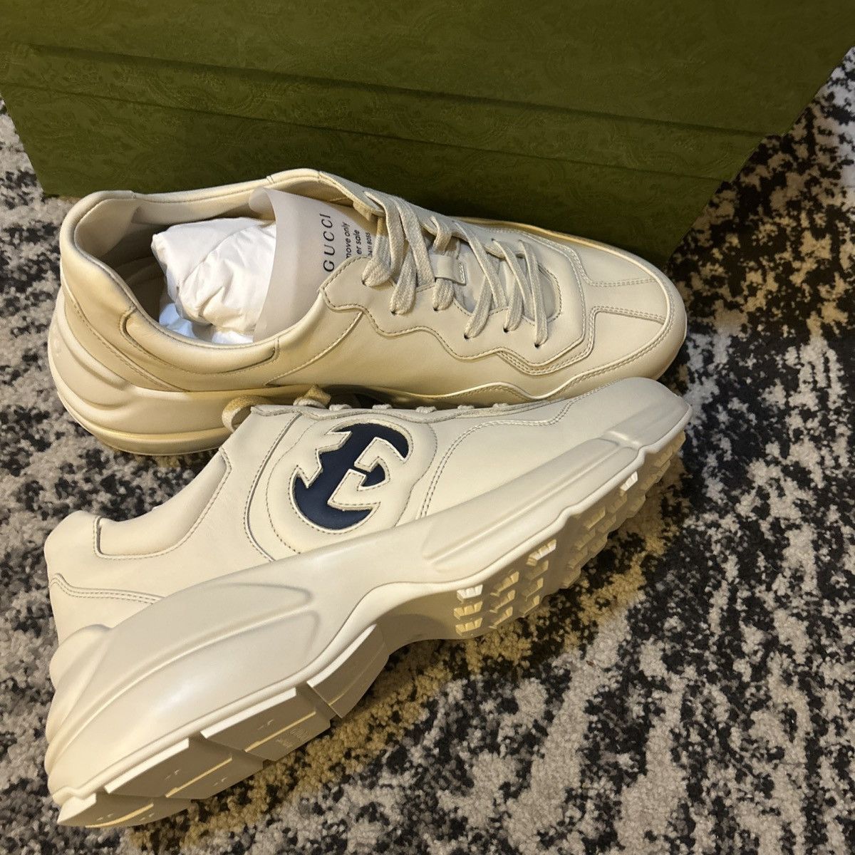 Gucci Gucci Rhyton Interlocking G Sneaker Size US 11.5 / EU 44-45 - 6 Thumbnail