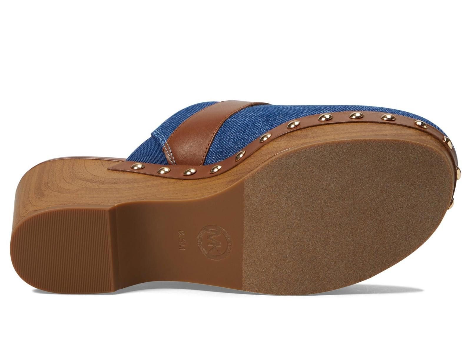 Michael Kors Michael Kors Rye Denim Platform Clog Shoes Slip On 7.5 M NIB Size US 7.5 / IT 37.5 - 3 Thumbnail
