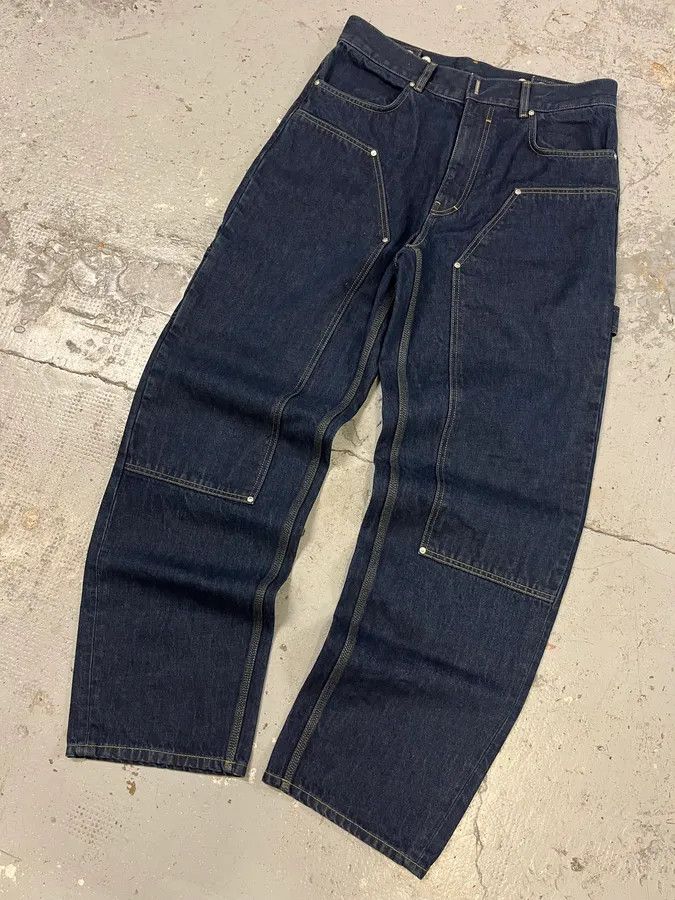 Givenchy SS2024 Givenchy 4G Cargo Denim Brut Carpenter Jeans Size US 32 / EU 48 - 5 Thumbnail