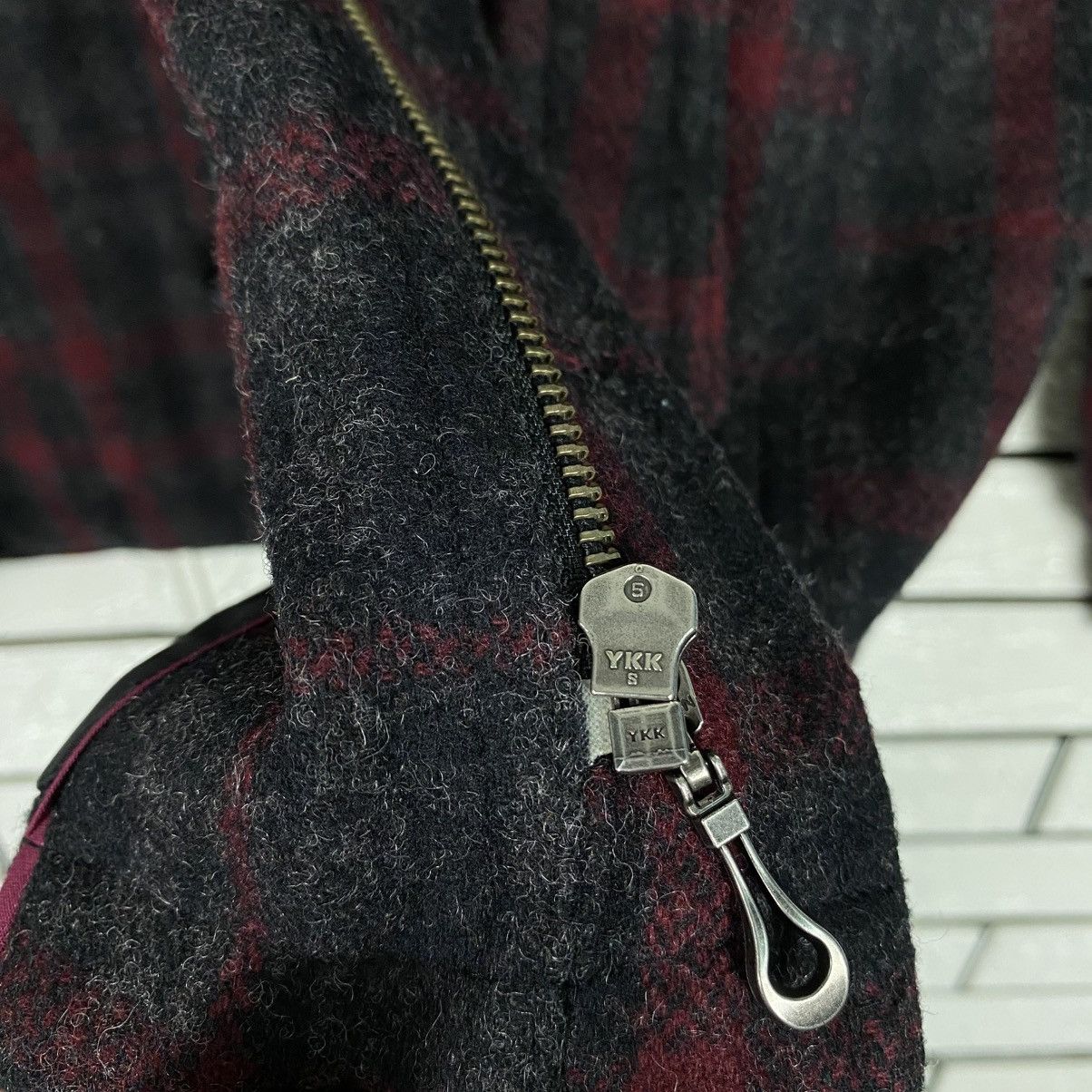 Japanese Brand 📌Vintage Wool Bomber Jacket Male & Co Tartan Issey Miyake Size US L / EU 52-54 / 3 - 19 Thumbnail